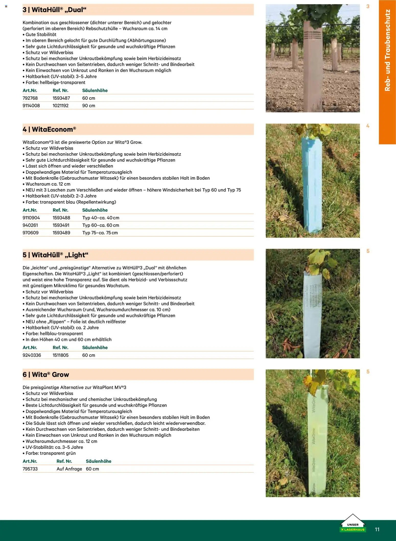 Lagerhaus - Weingartenkatalog