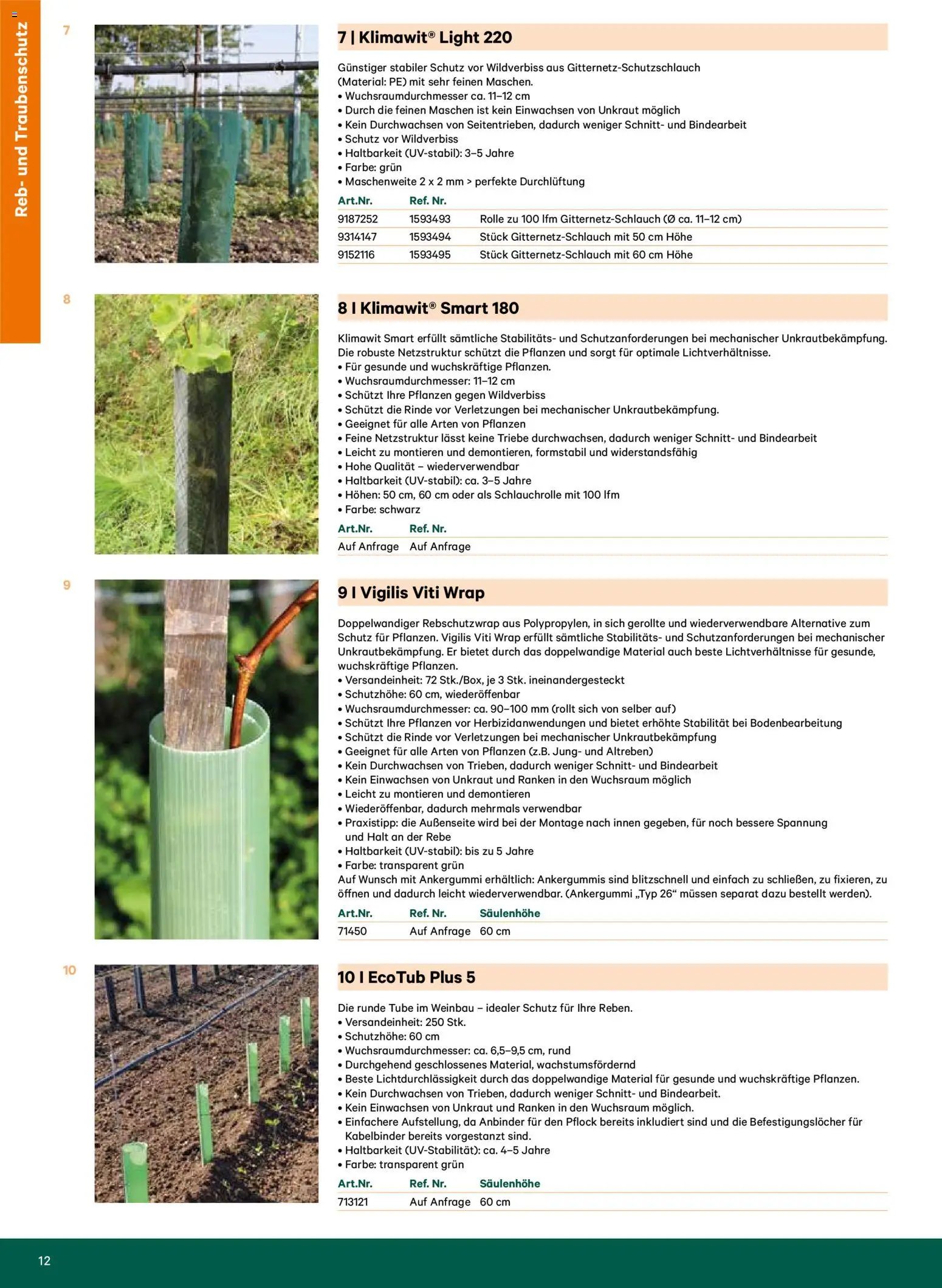 Lagerhaus - Weingartenkatalog