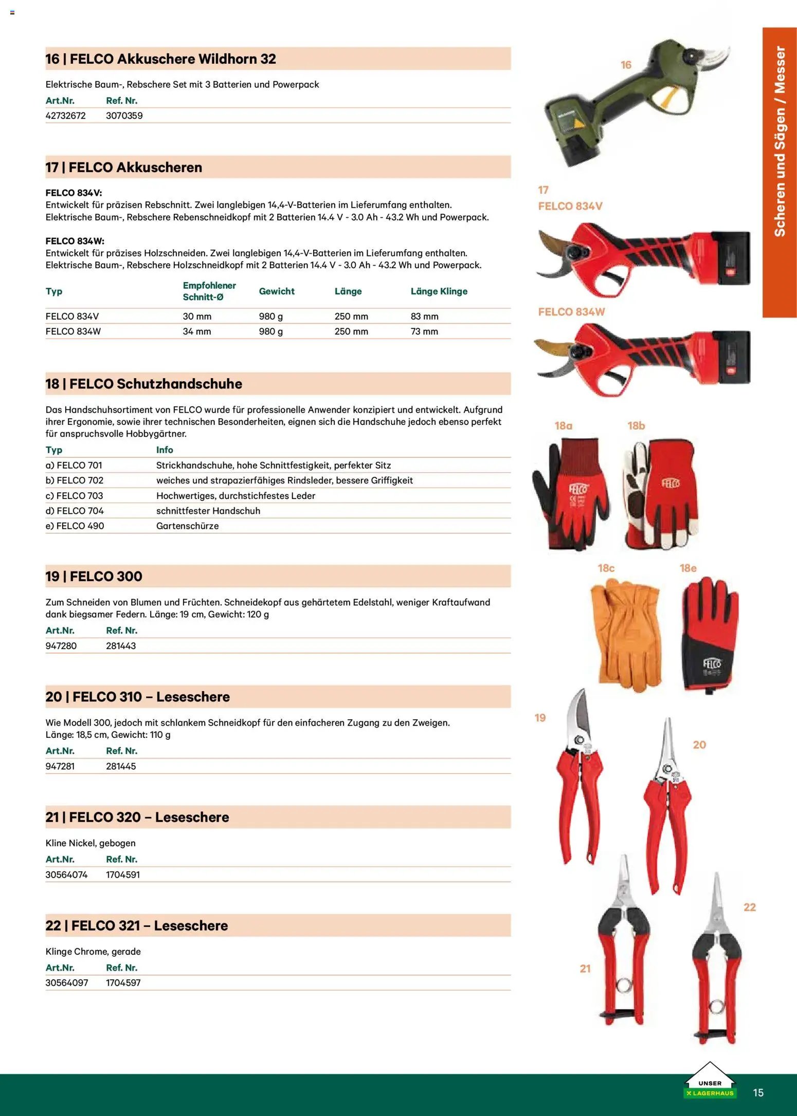Lagerhaus - Weingartenkatalog