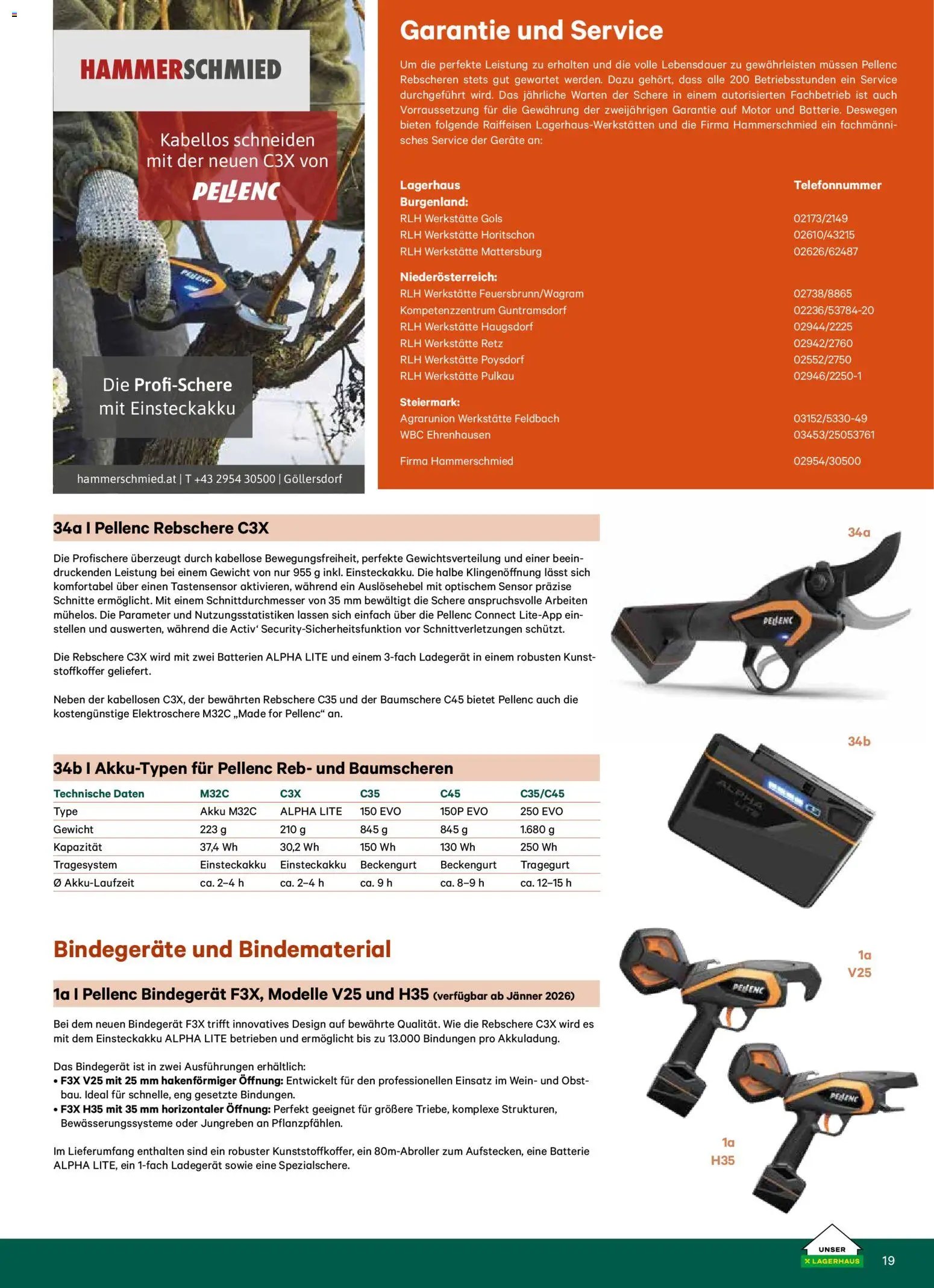 Lagerhaus - Weingartenkatalog