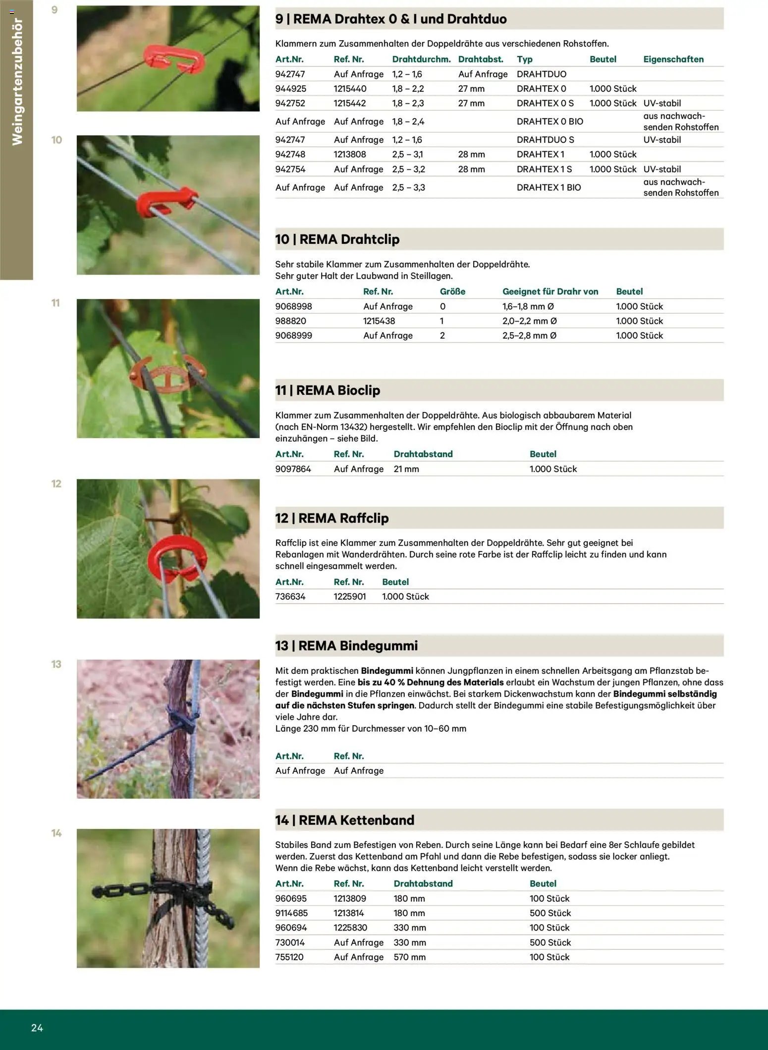 Lagerhaus - Weingartenkatalog