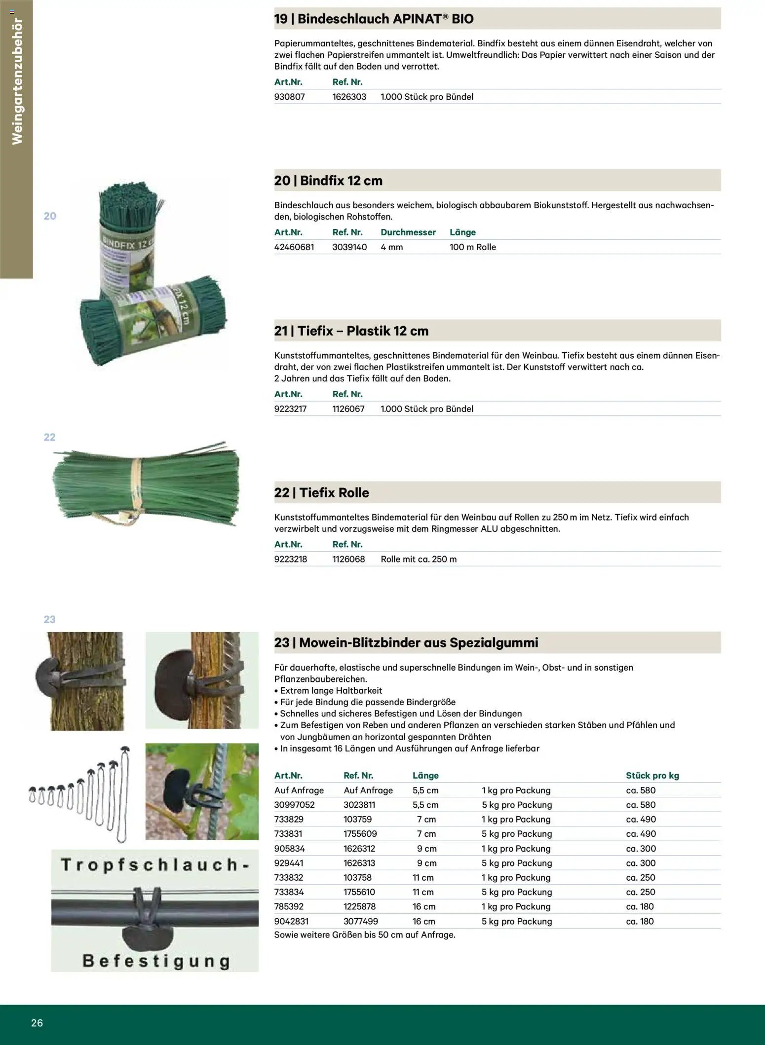Lagerhaus - Weingartenkatalog