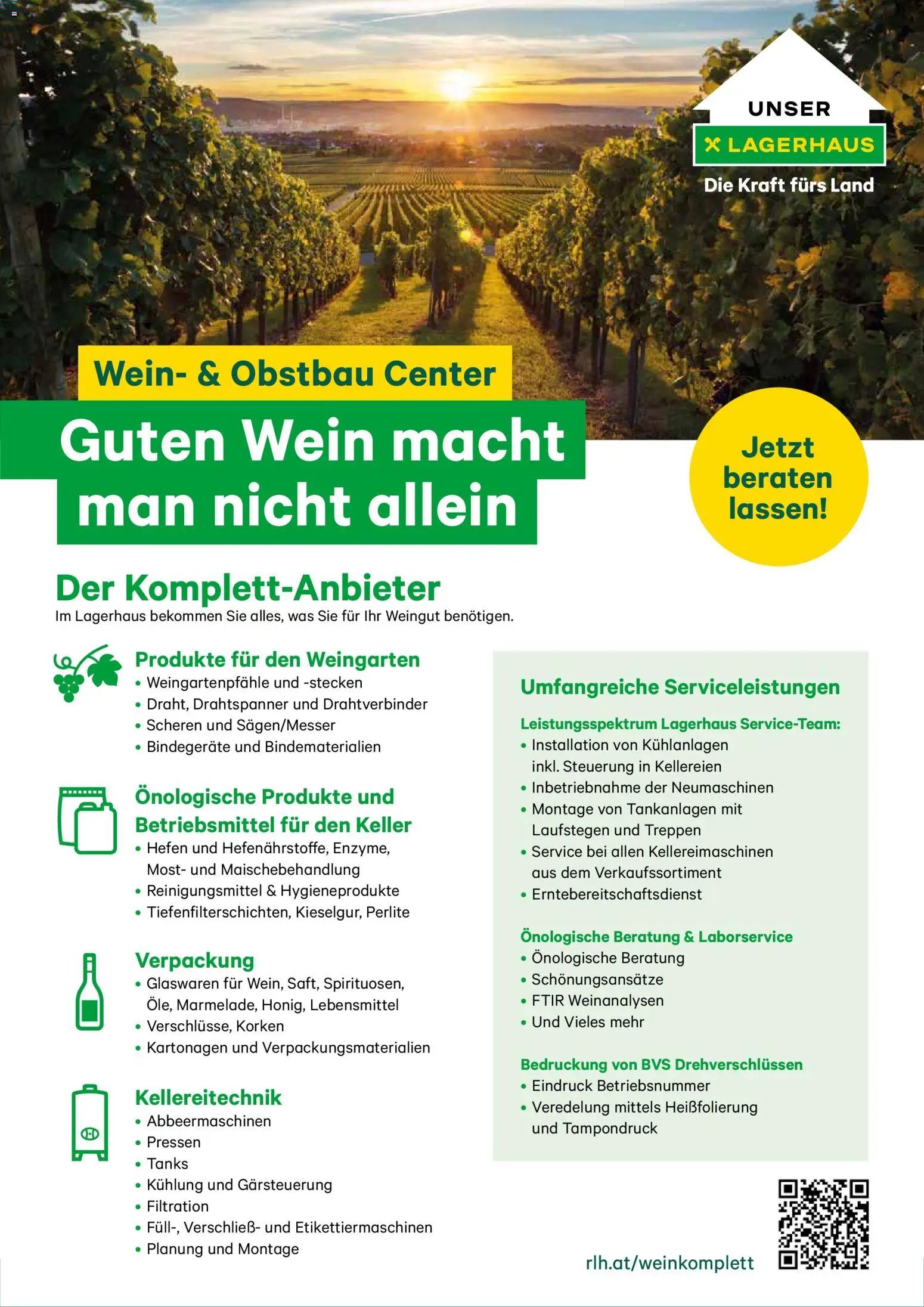 Lagerhaus - Weingartenkatalog