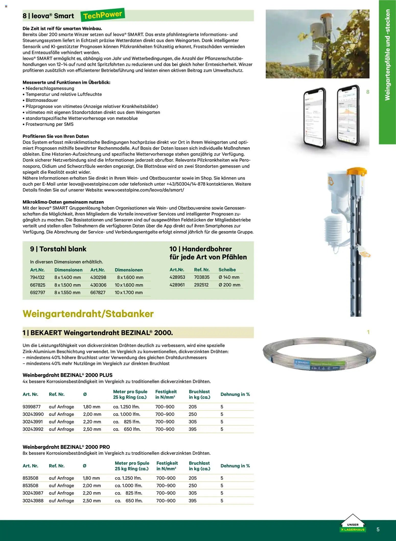 Lagerhaus - Weingartenkatalog