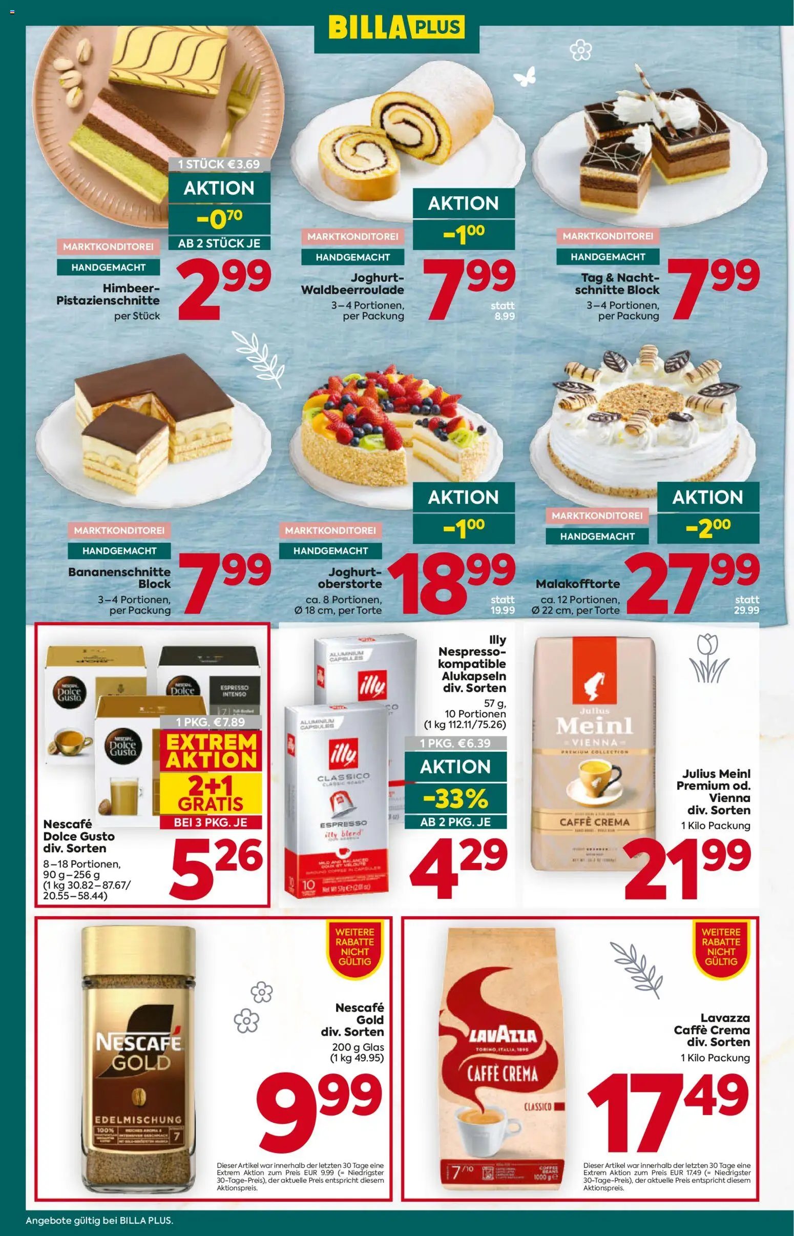 Billa Plus Flugblatt