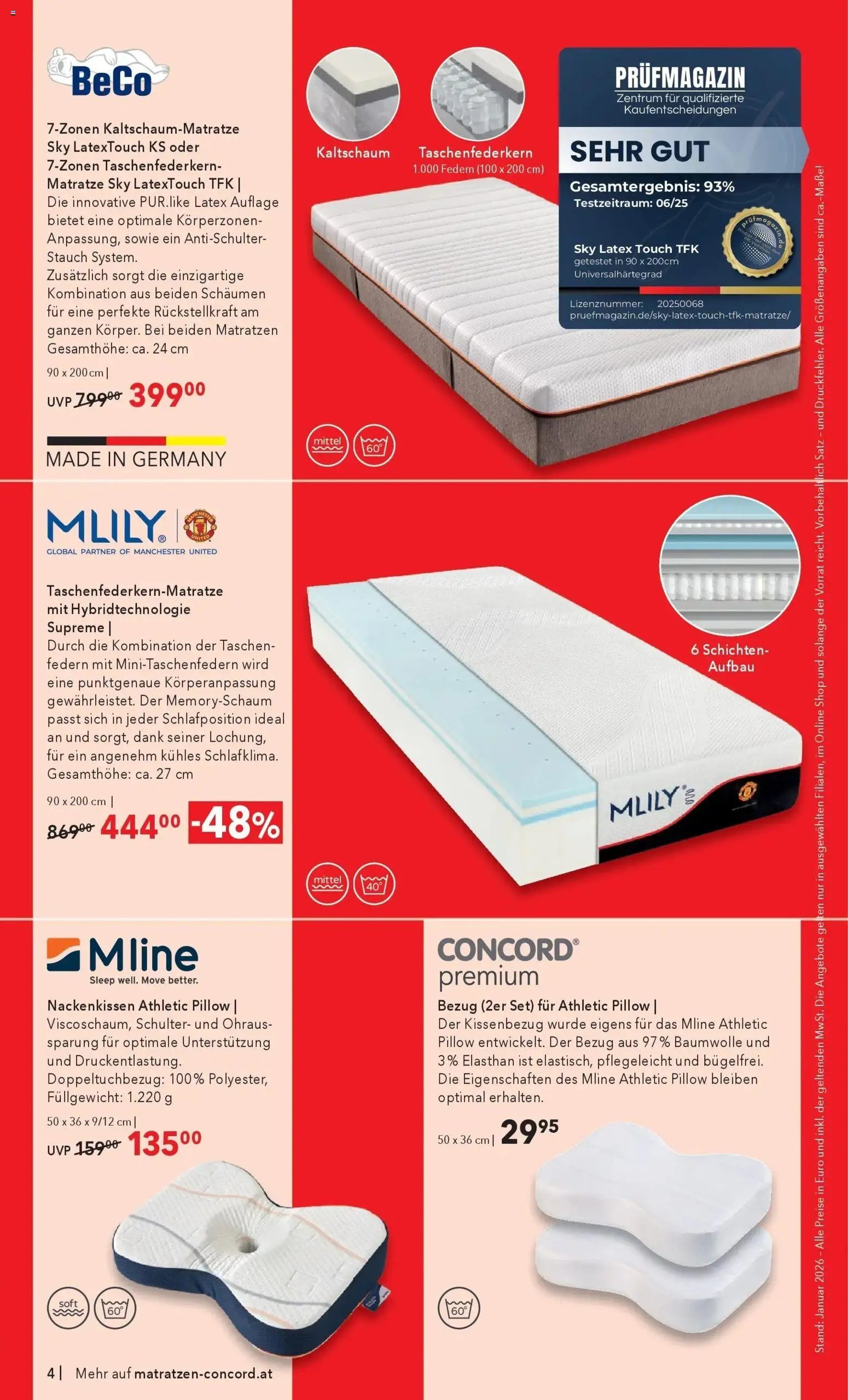 Matratzen Concord Seyring