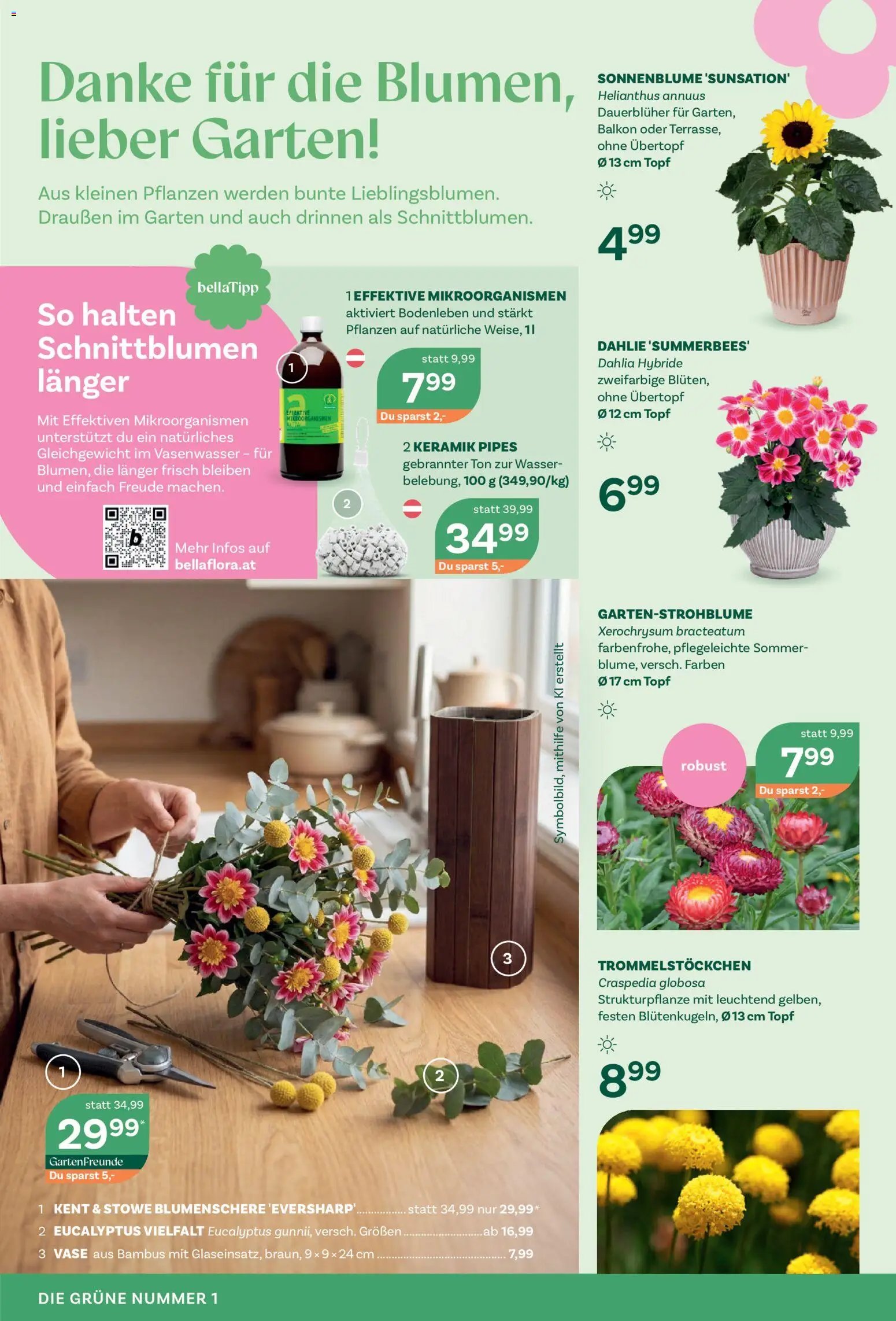 bellaflora Flugblatt
