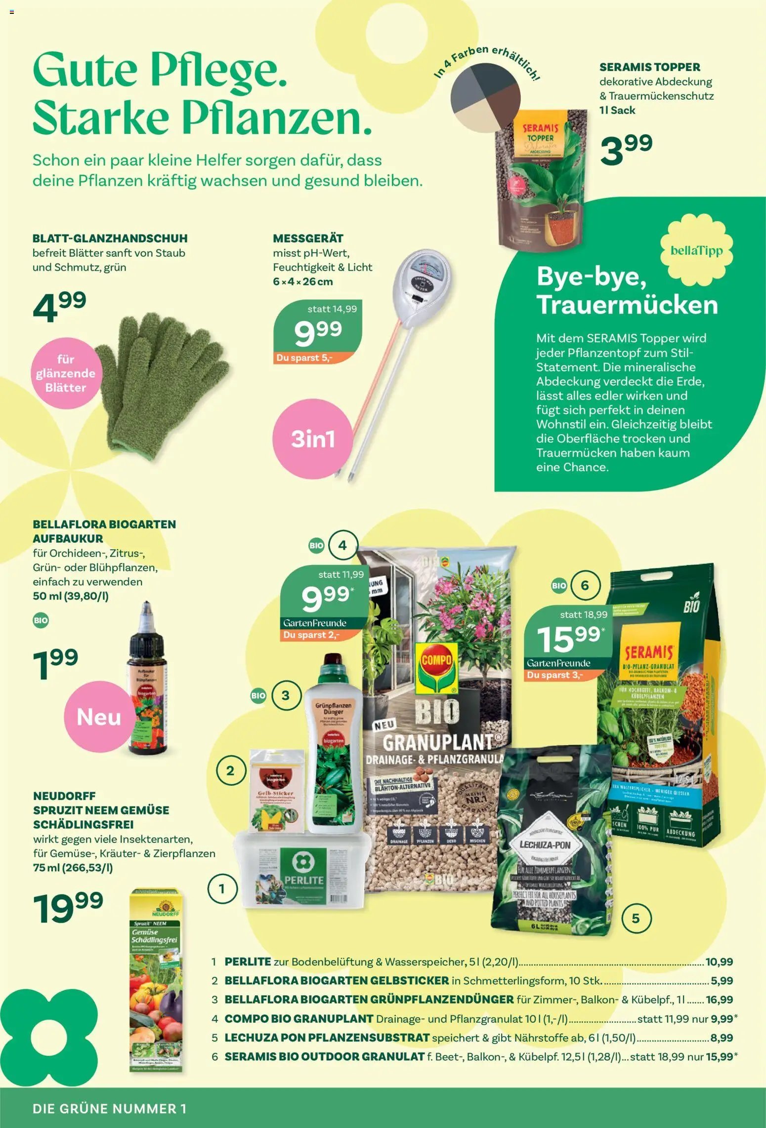 bellaflora Flugblatt