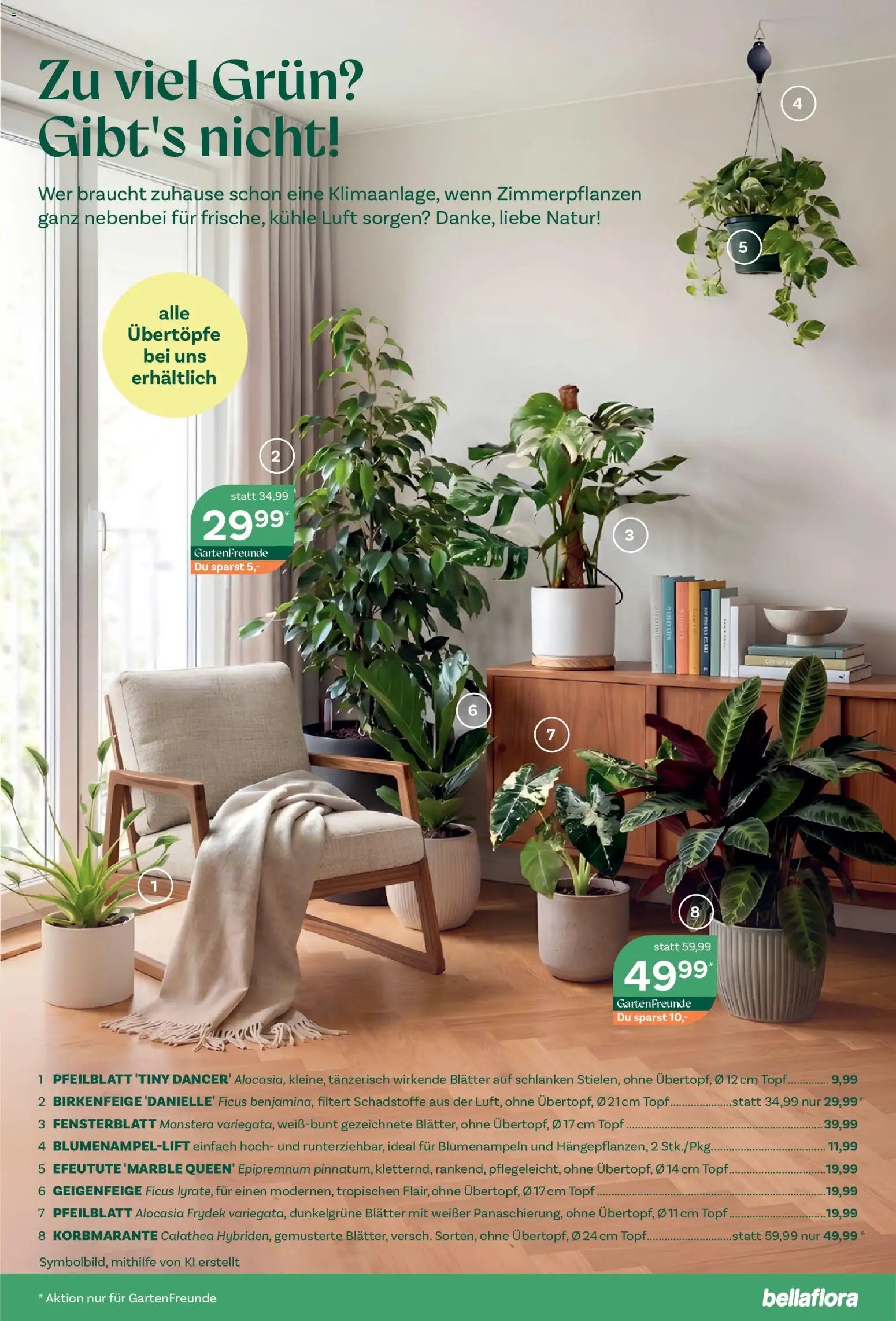 bellaflora Flugblatt