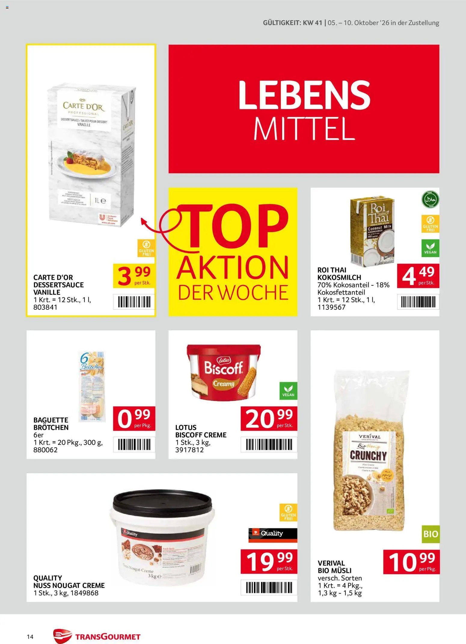Transgourmet Zustellaktion