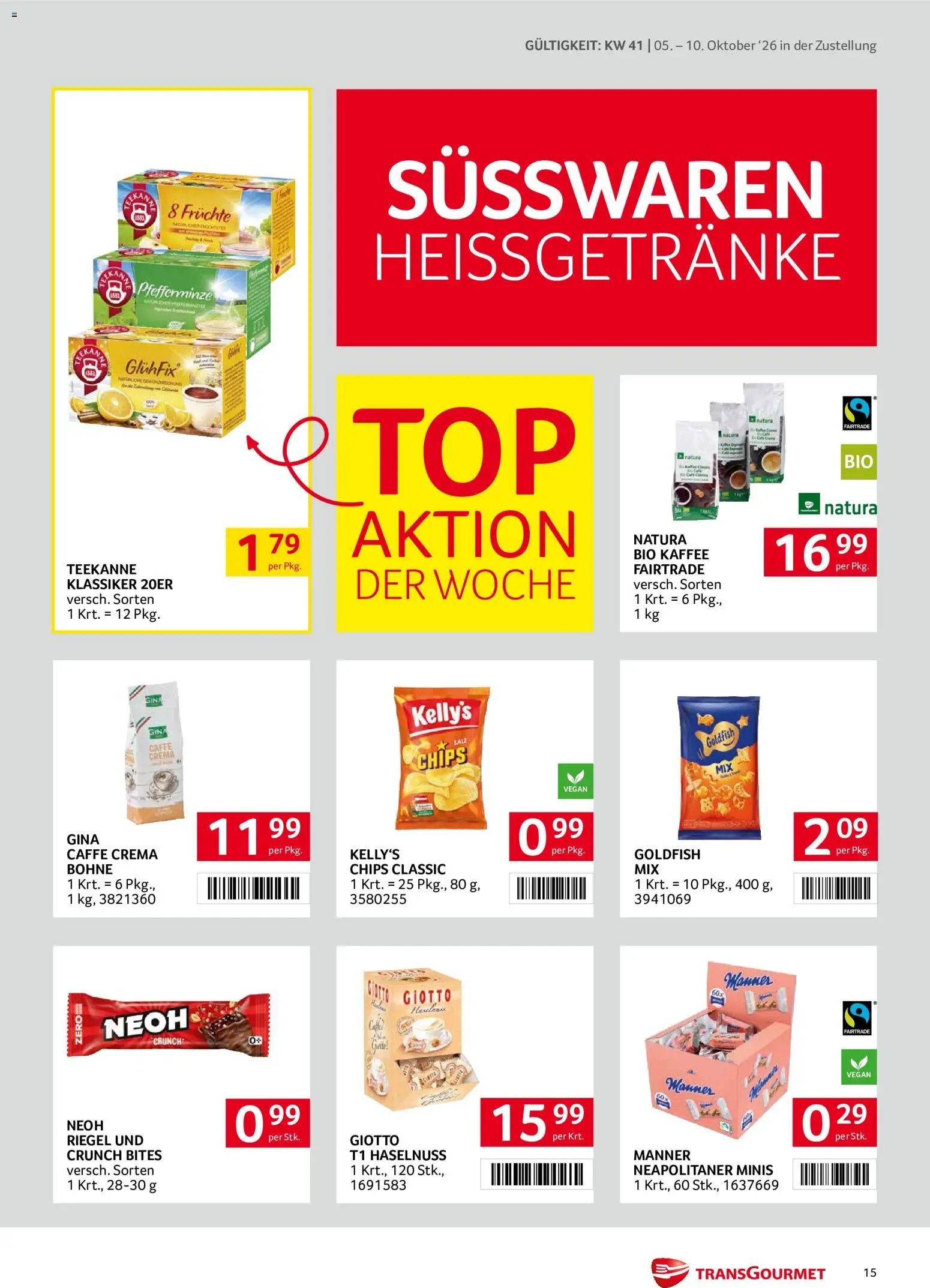 Transgourmet Zustellaktion