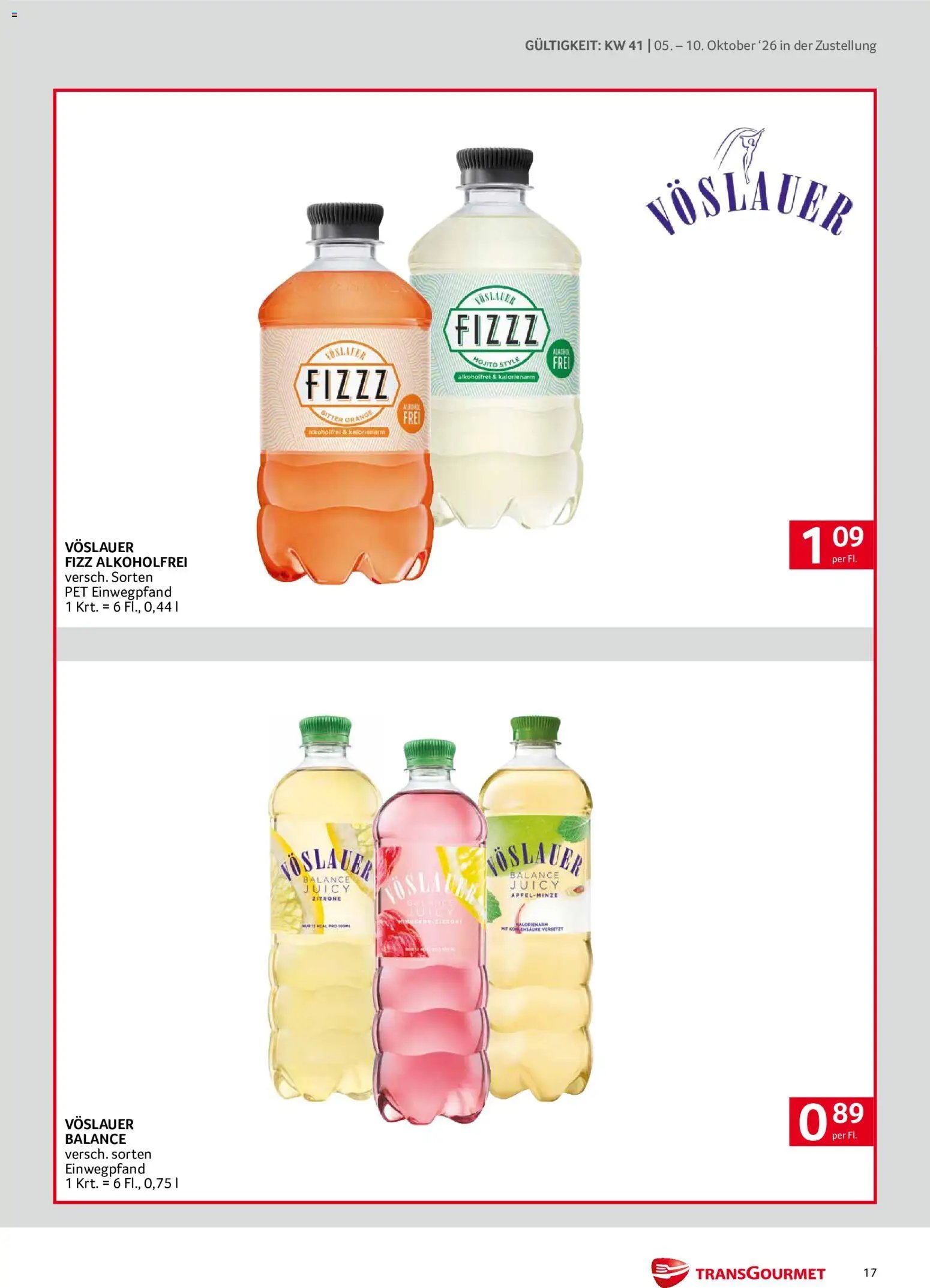 Transgourmet Zustellaktion