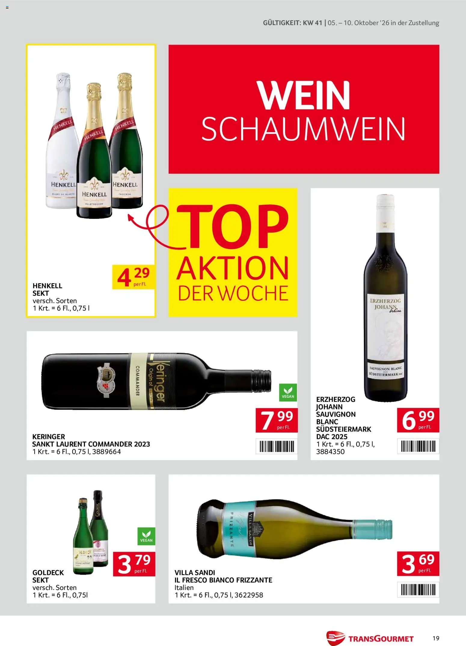 Transgourmet Zustellaktion