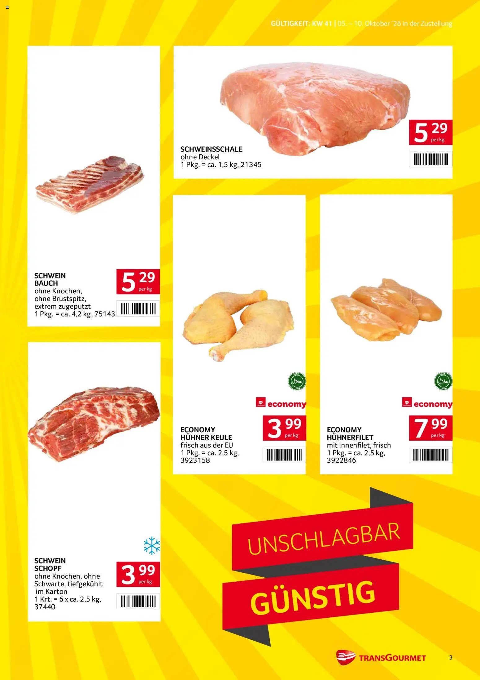 Transgourmet Zustellaktion