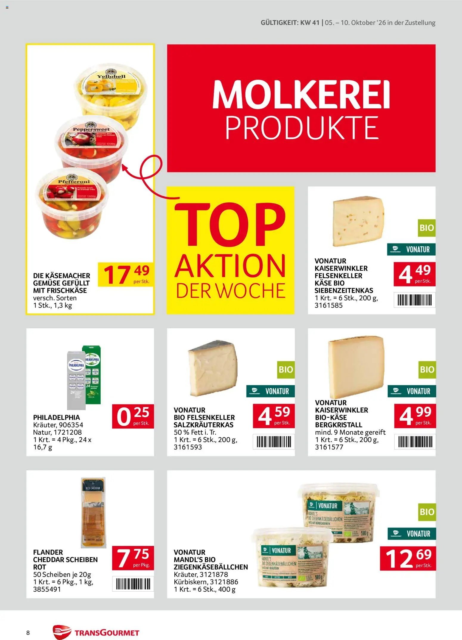 Transgourmet Zustellaktion