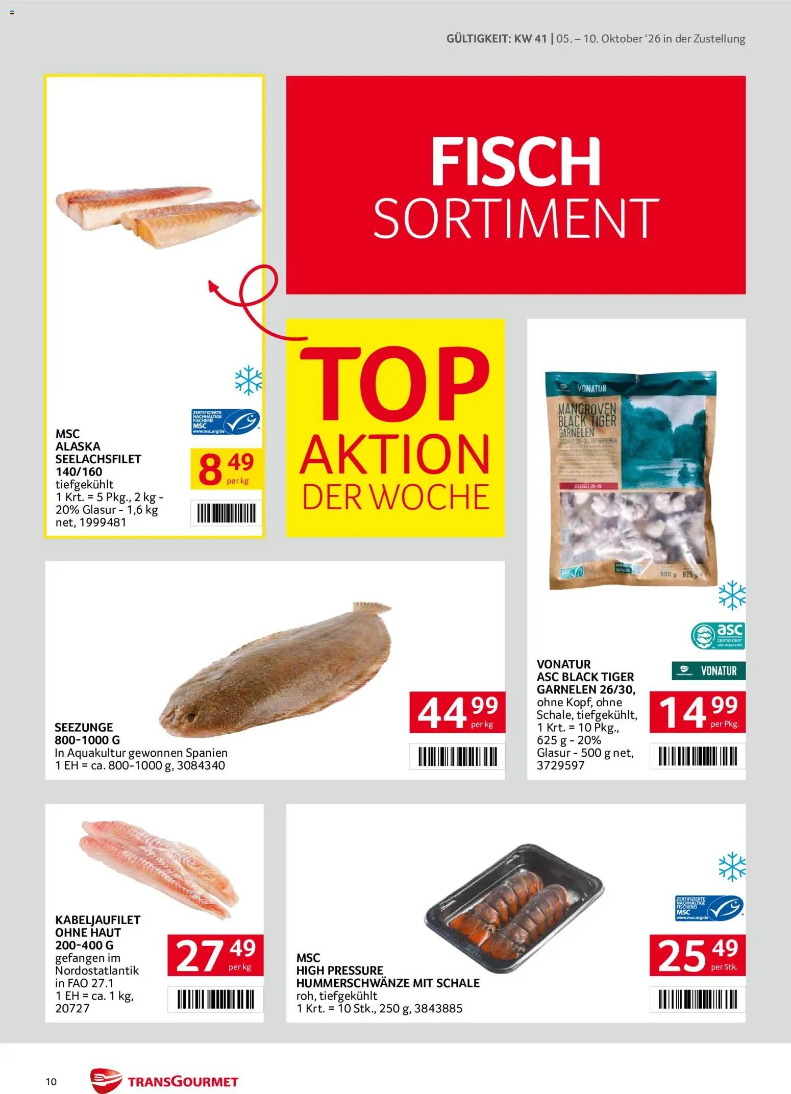 Transgourmet Zustellaktion