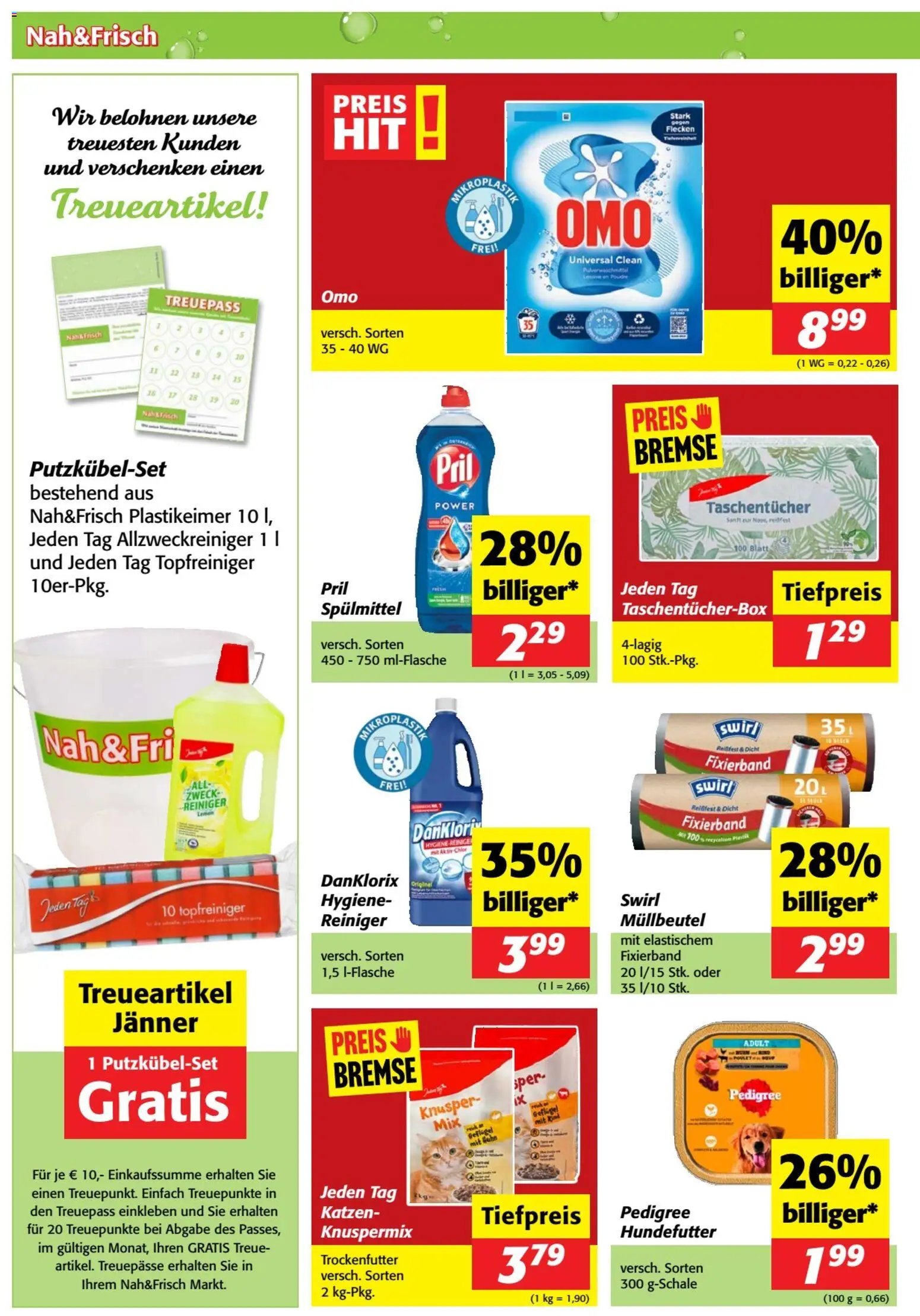 Nah und Frisch Flugblatt