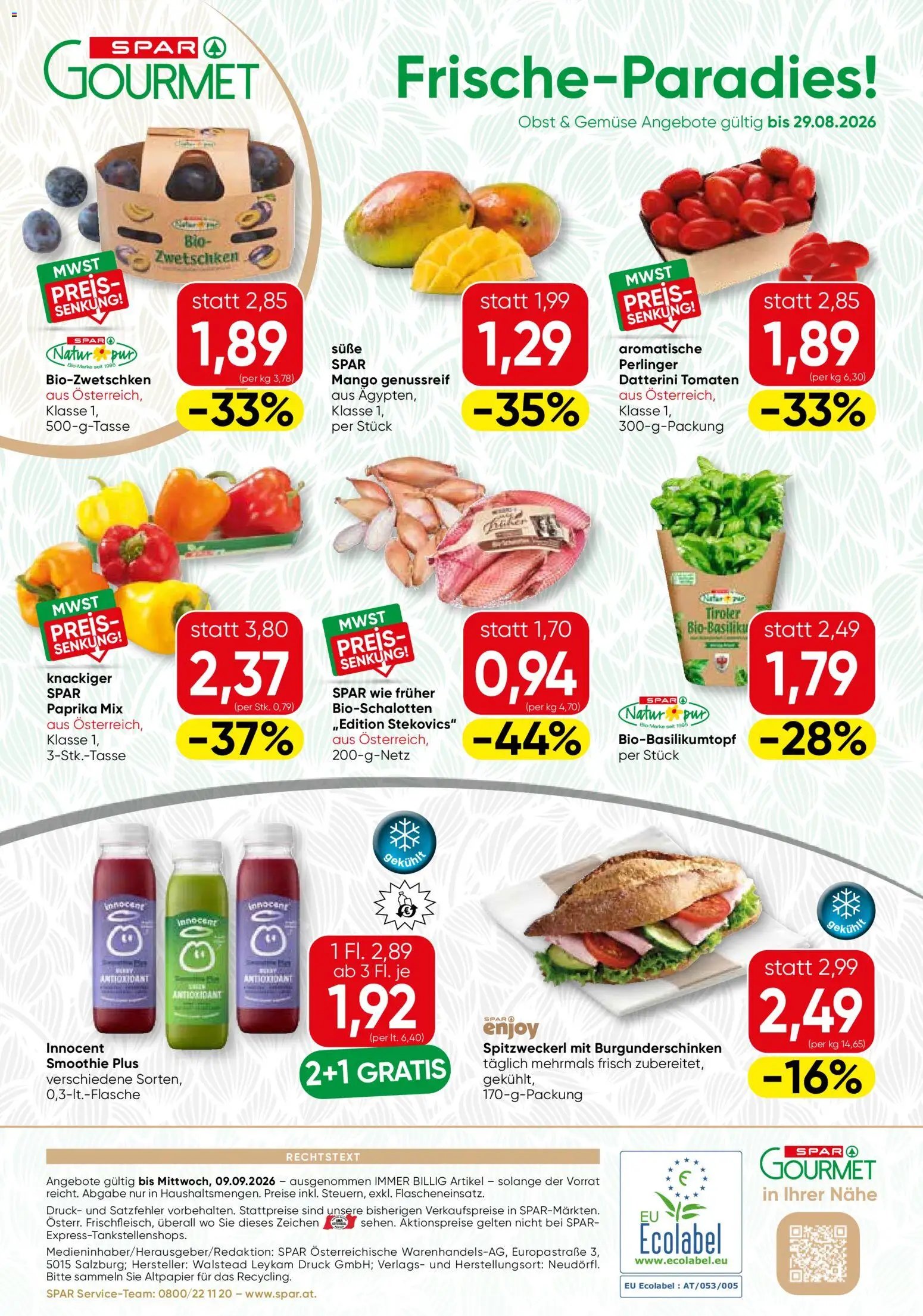 SPAR Gourmet Flugblatt