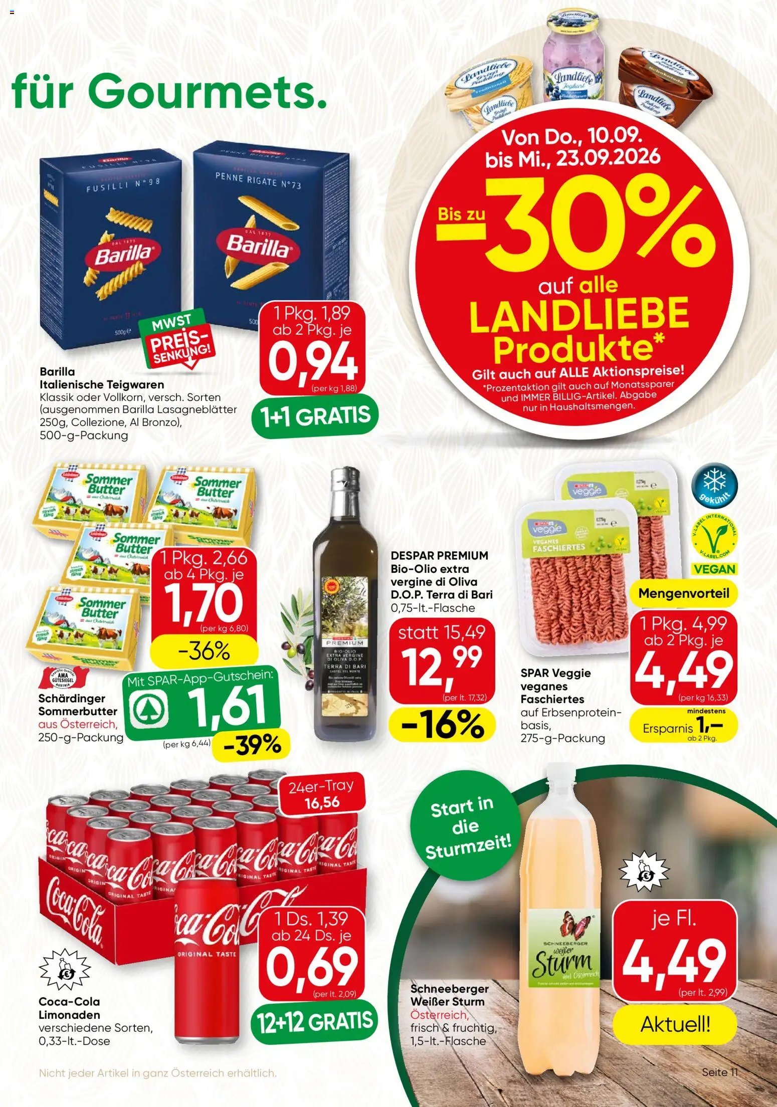 SPAR Gourmet Flugblatt