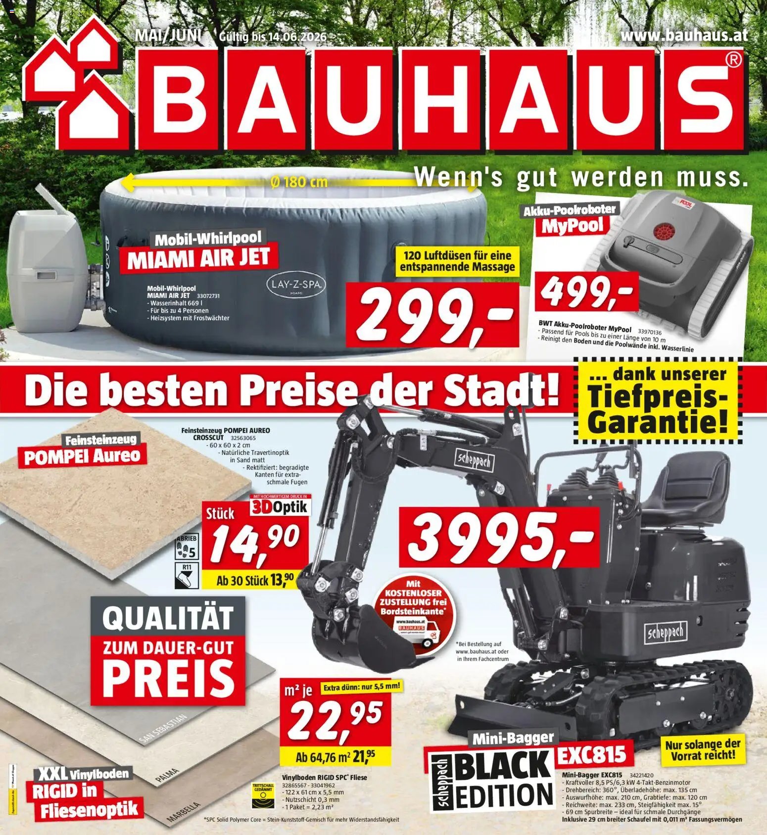 Bauhaus Prospekt aktuell