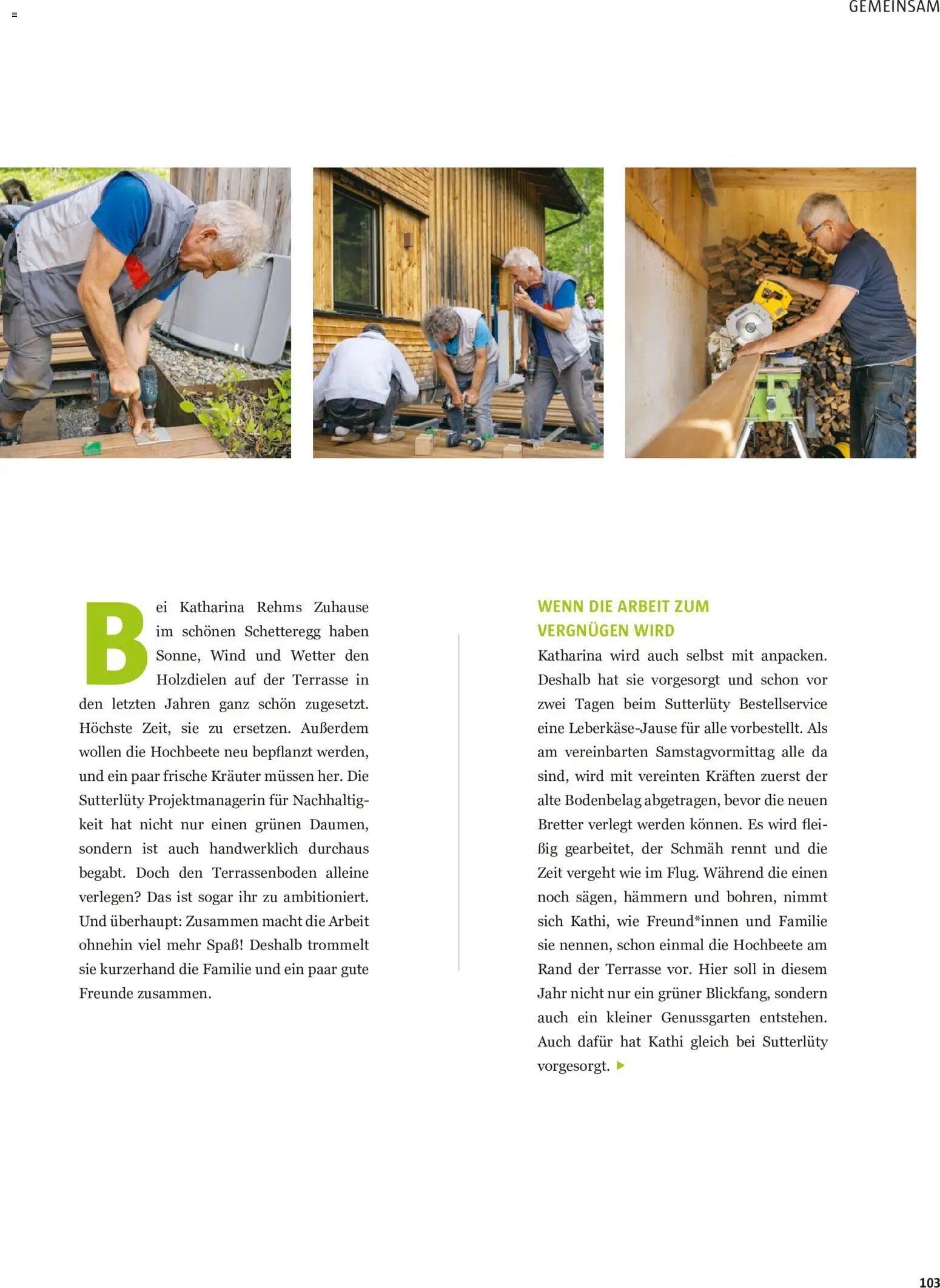 Sutterlüty B'sundrig Magazin