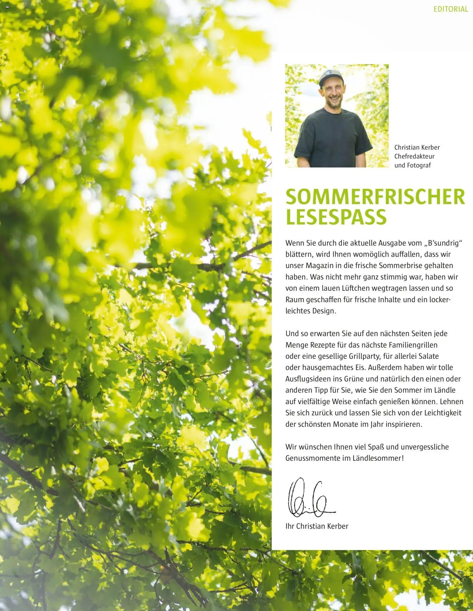 Sutterlüty B'sundrig Magazin
