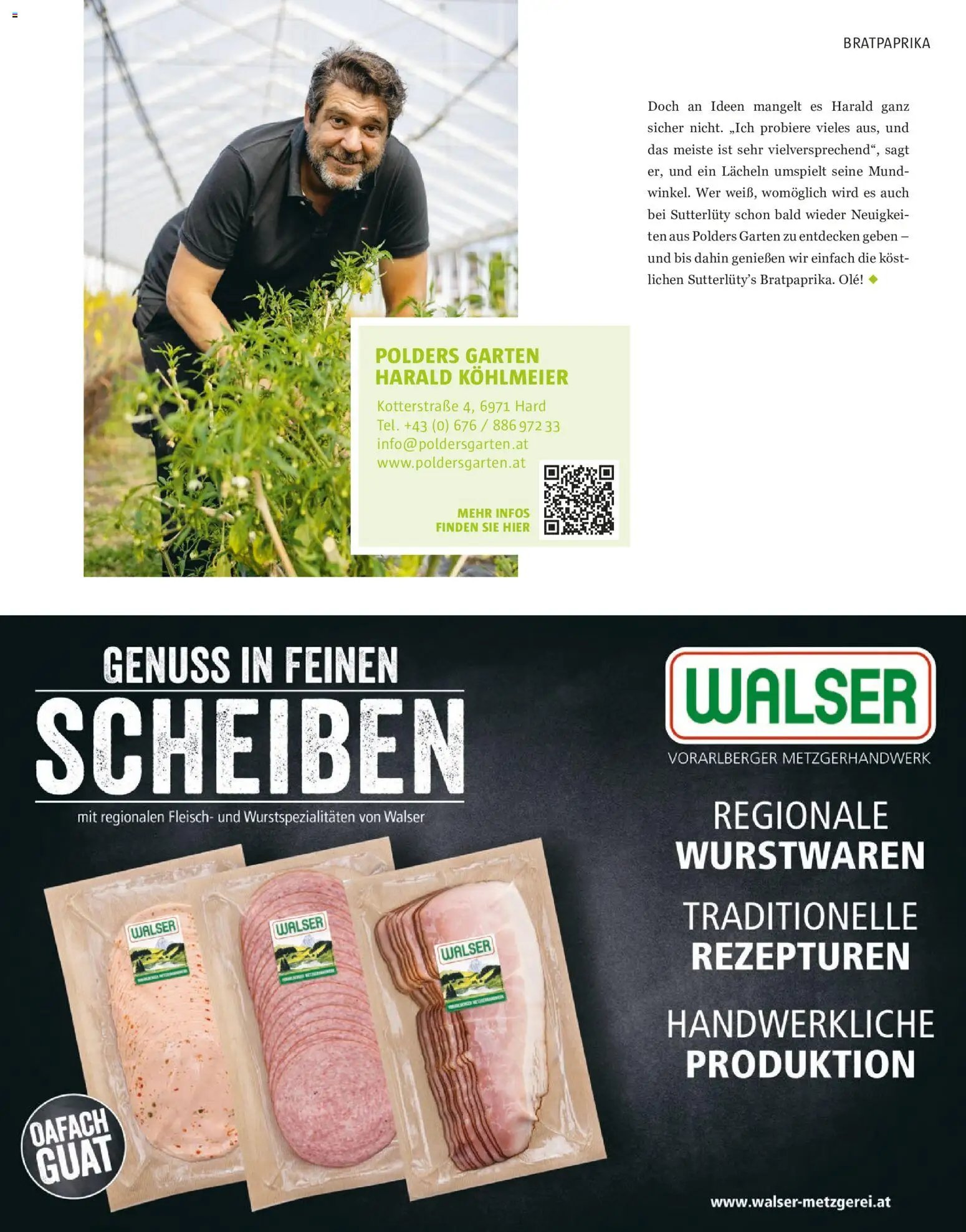 Sutterlüty B'sundrig Magazin