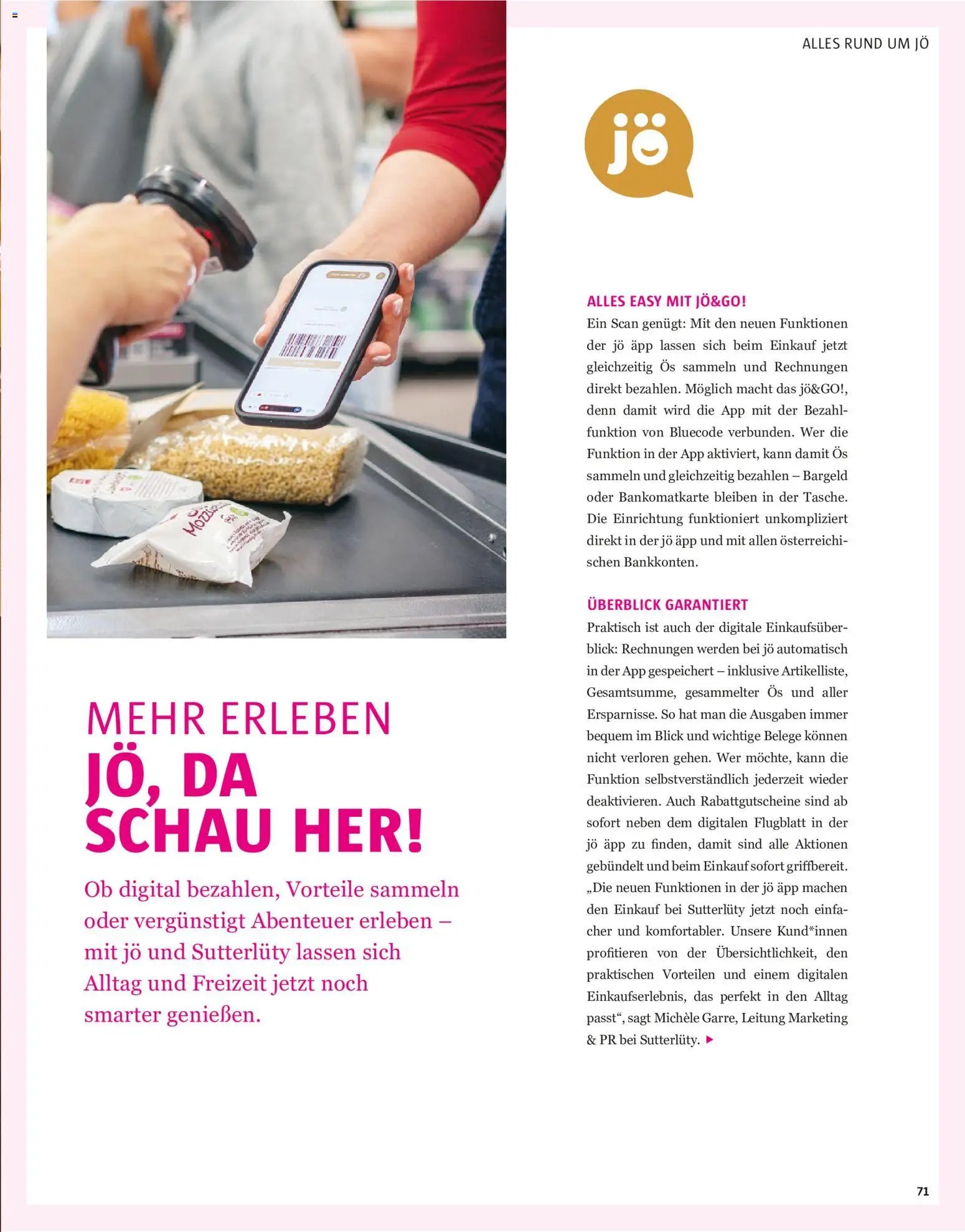 Sutterlüty B'sundrig Magazin