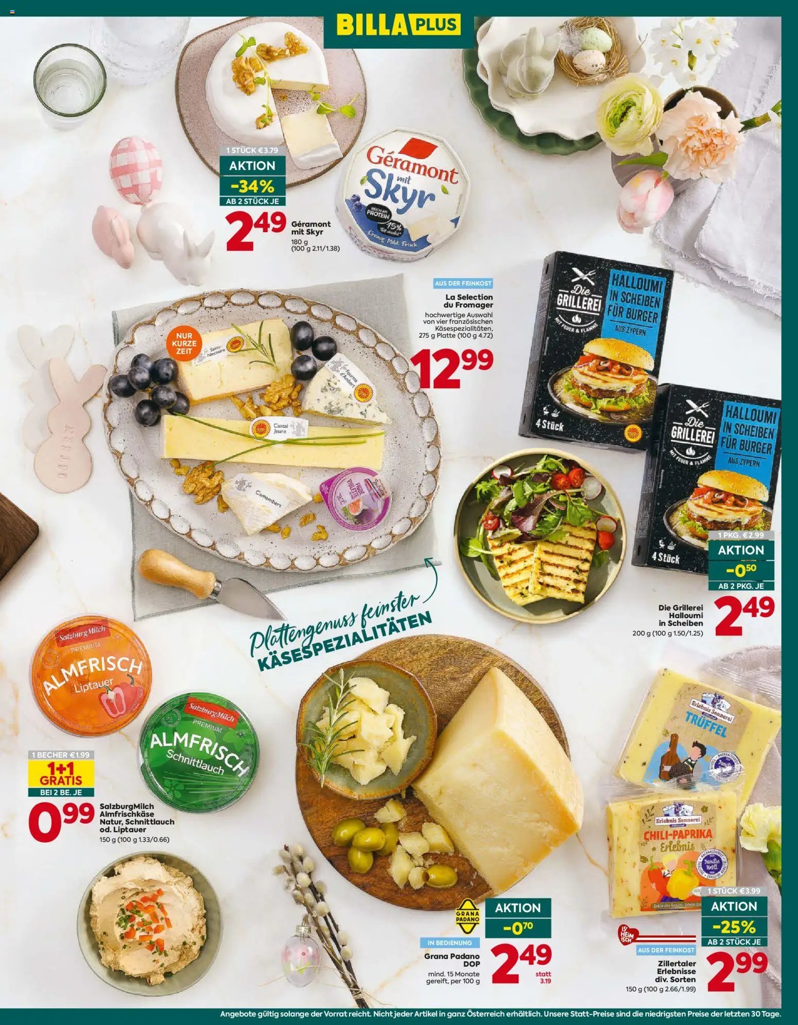 Billa Plus Flugblatt