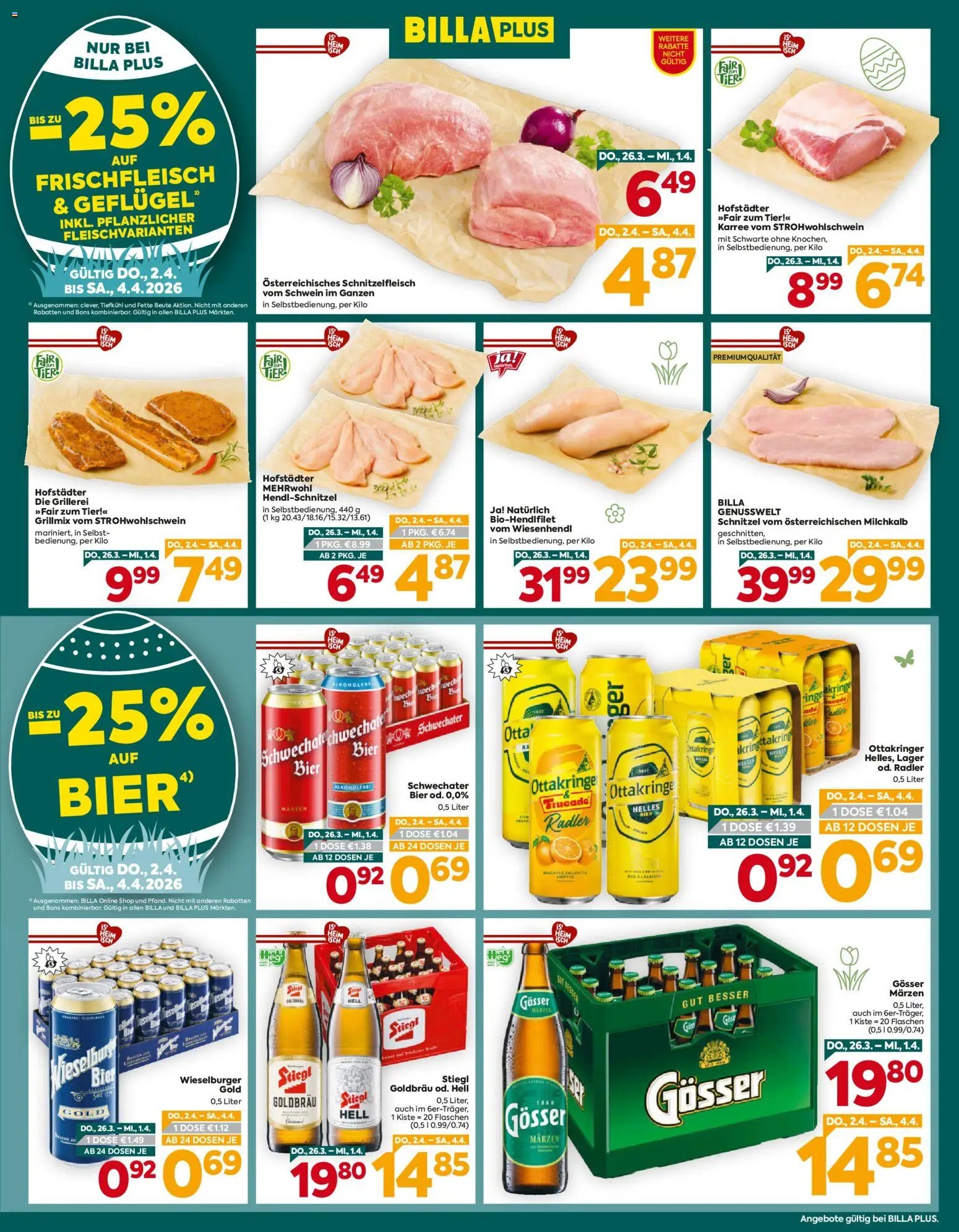 Billa Plus Flugblatt