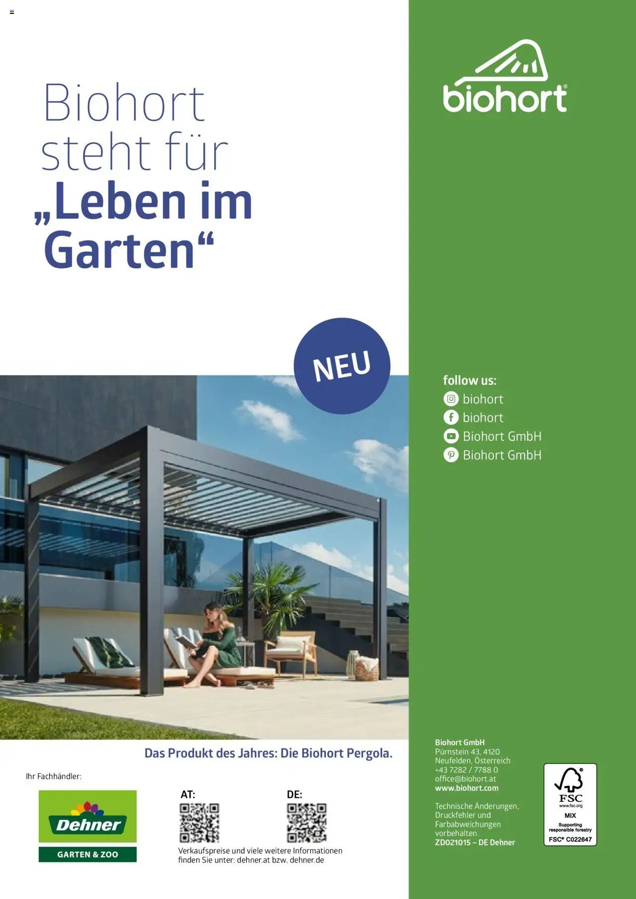 Dehner Biohort – Metall für Garten & Terrasse