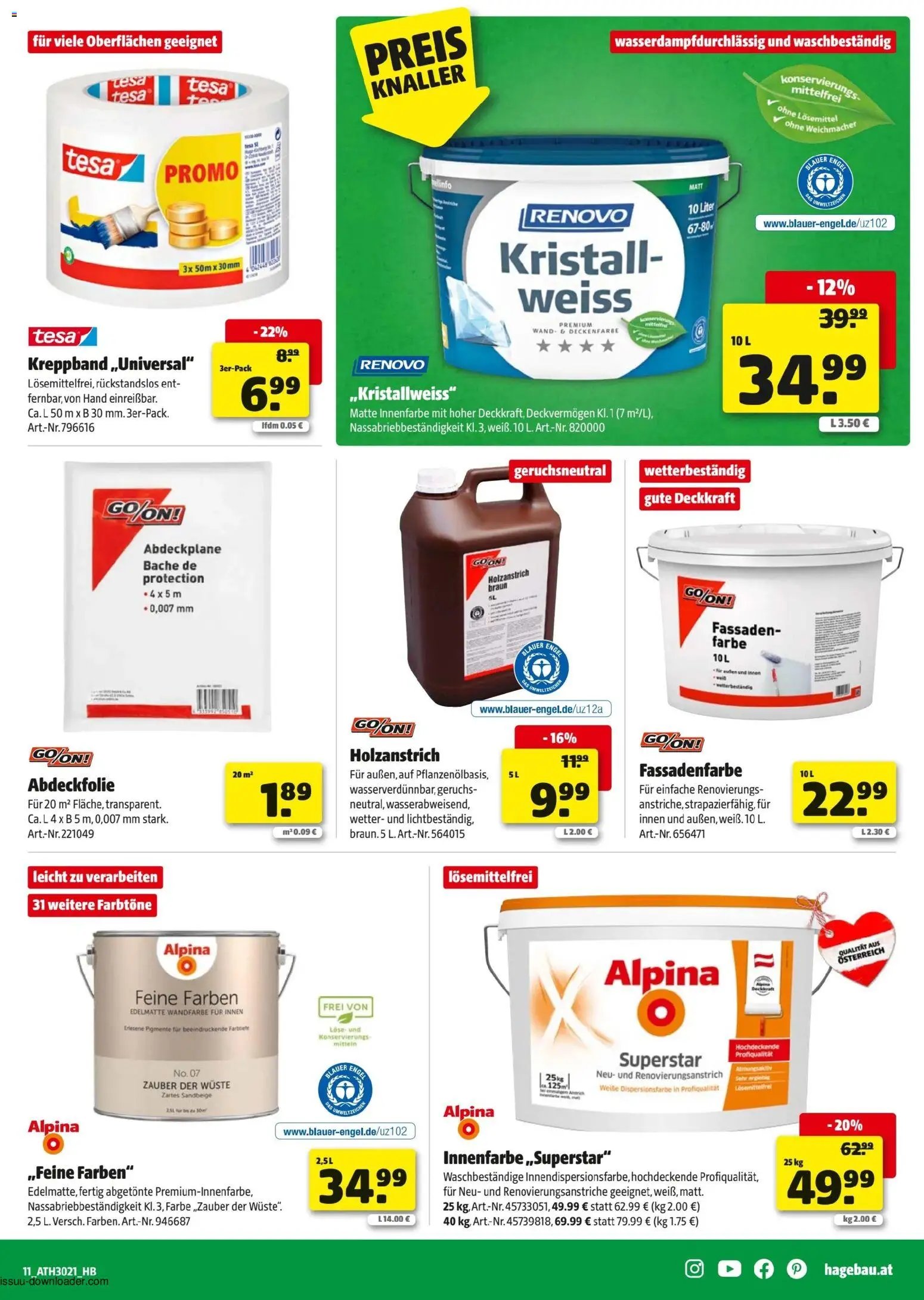 Hagebau Flugblatt