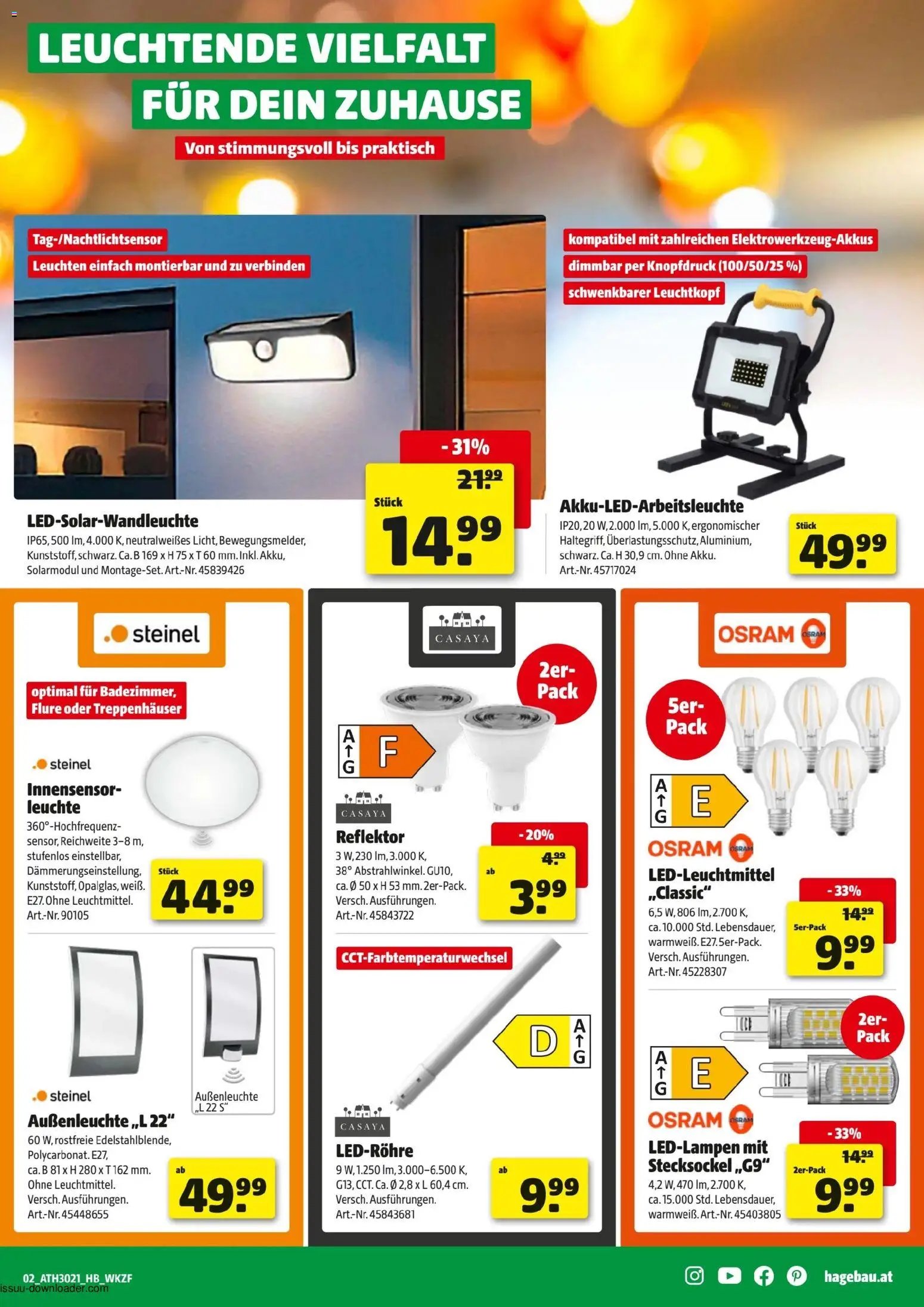 Hagebau Flugblatt