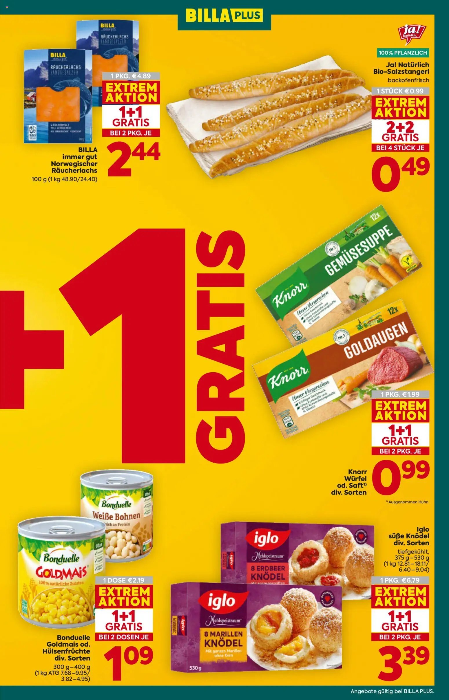 Billa Plus Flugblatt - Niederösterreich