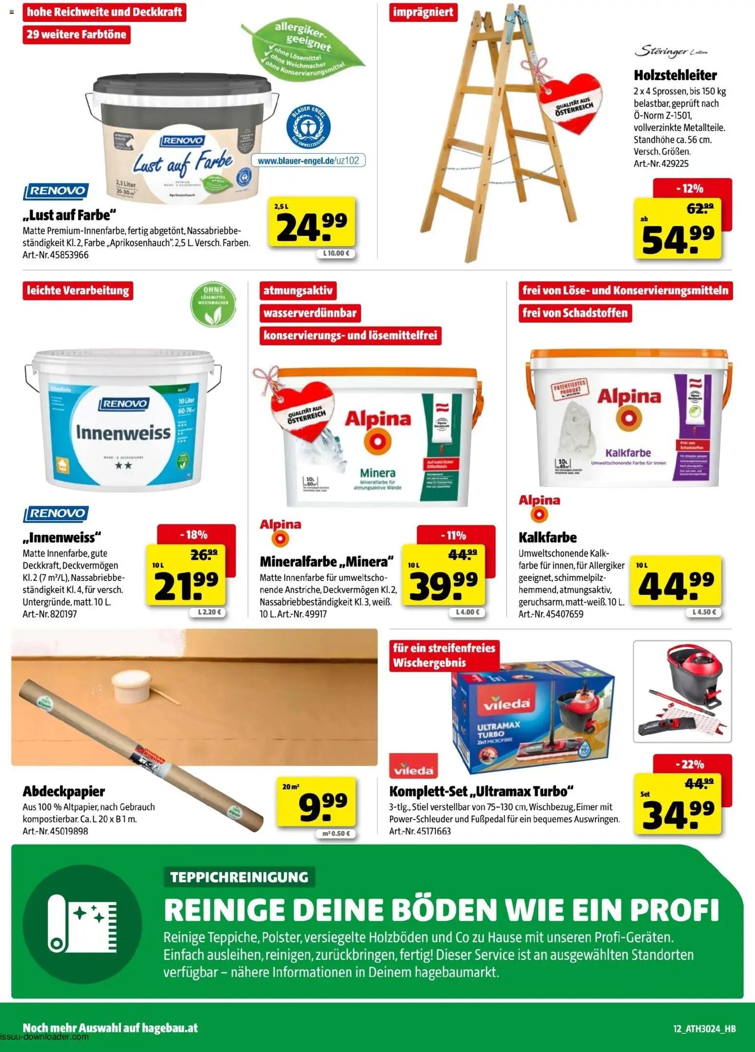 Hagebau Flugblatt