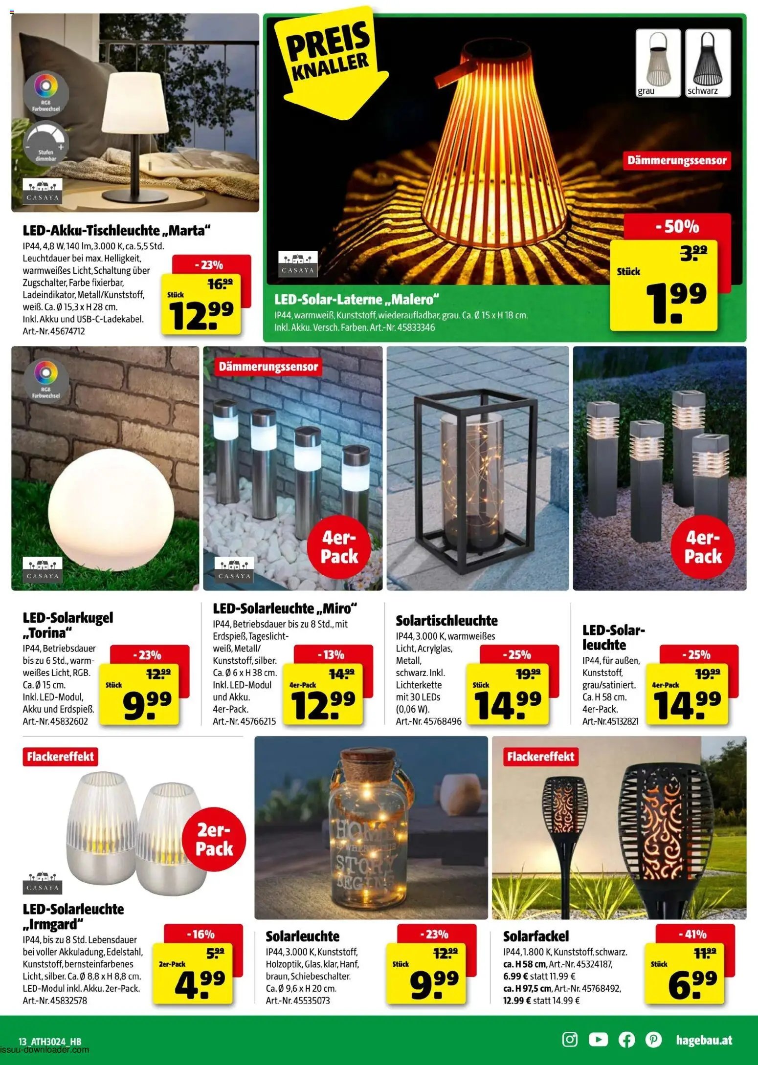 Hagebau Flugblatt
