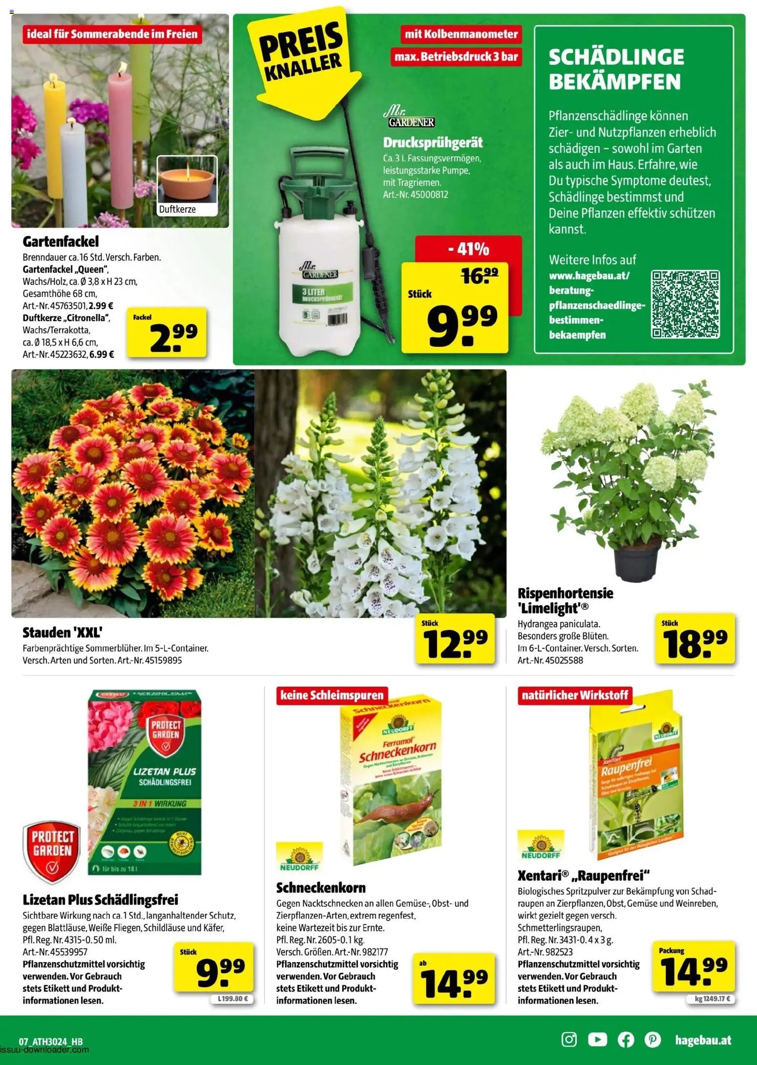 Hagebau Flugblatt