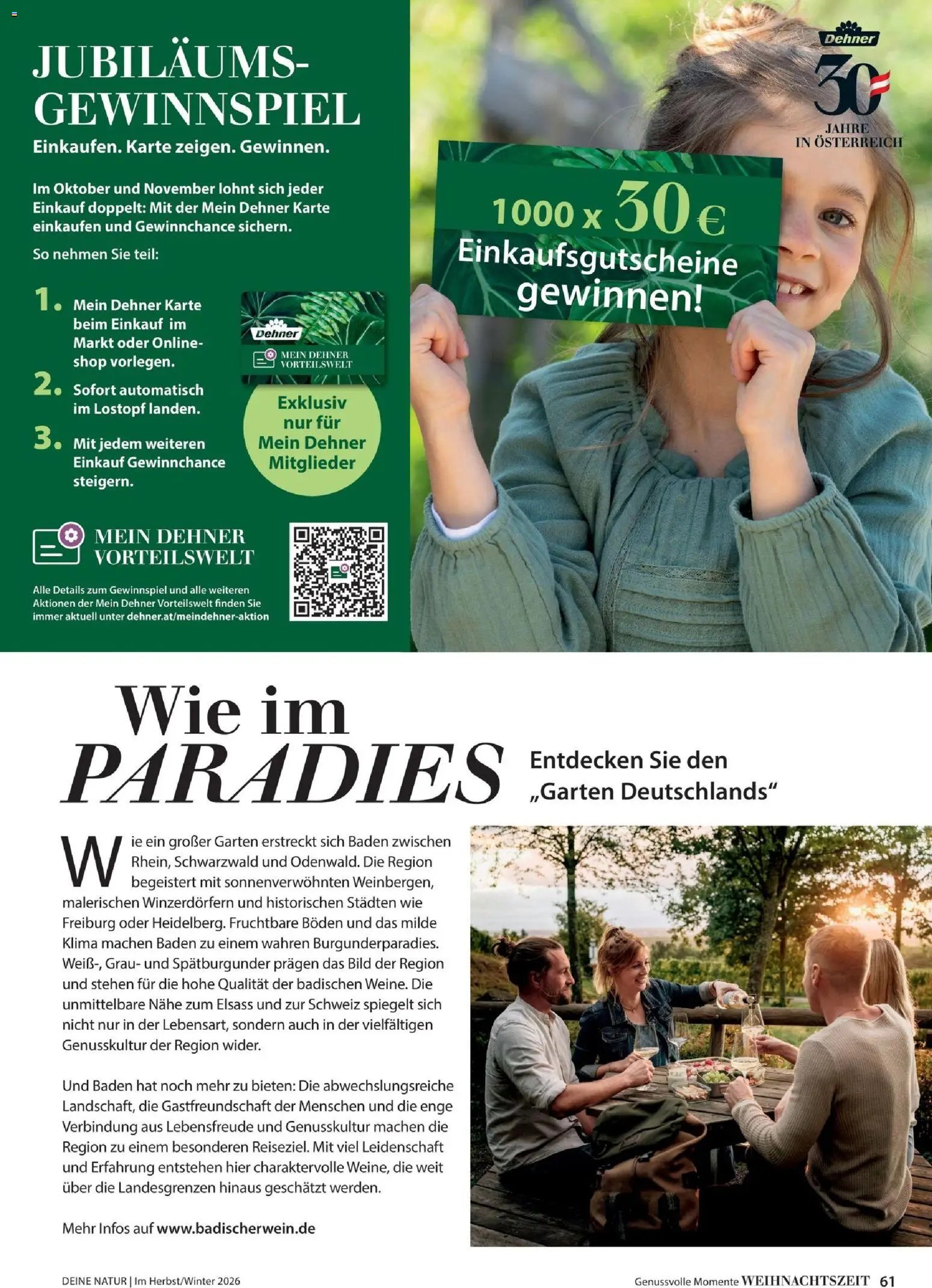 Dehner Magazine HERBST/WINTER 2026