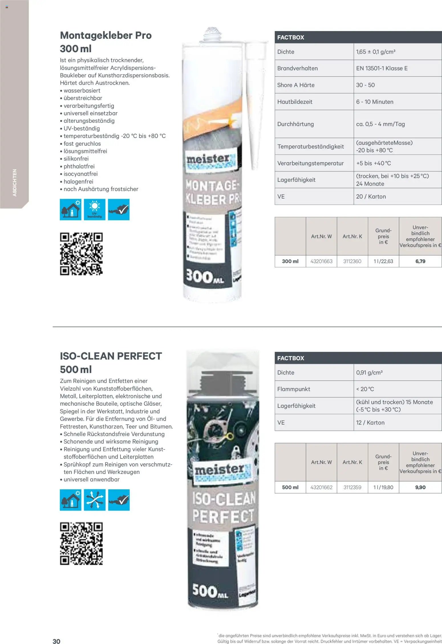 Lagerhaus  Meister Katalog 2026