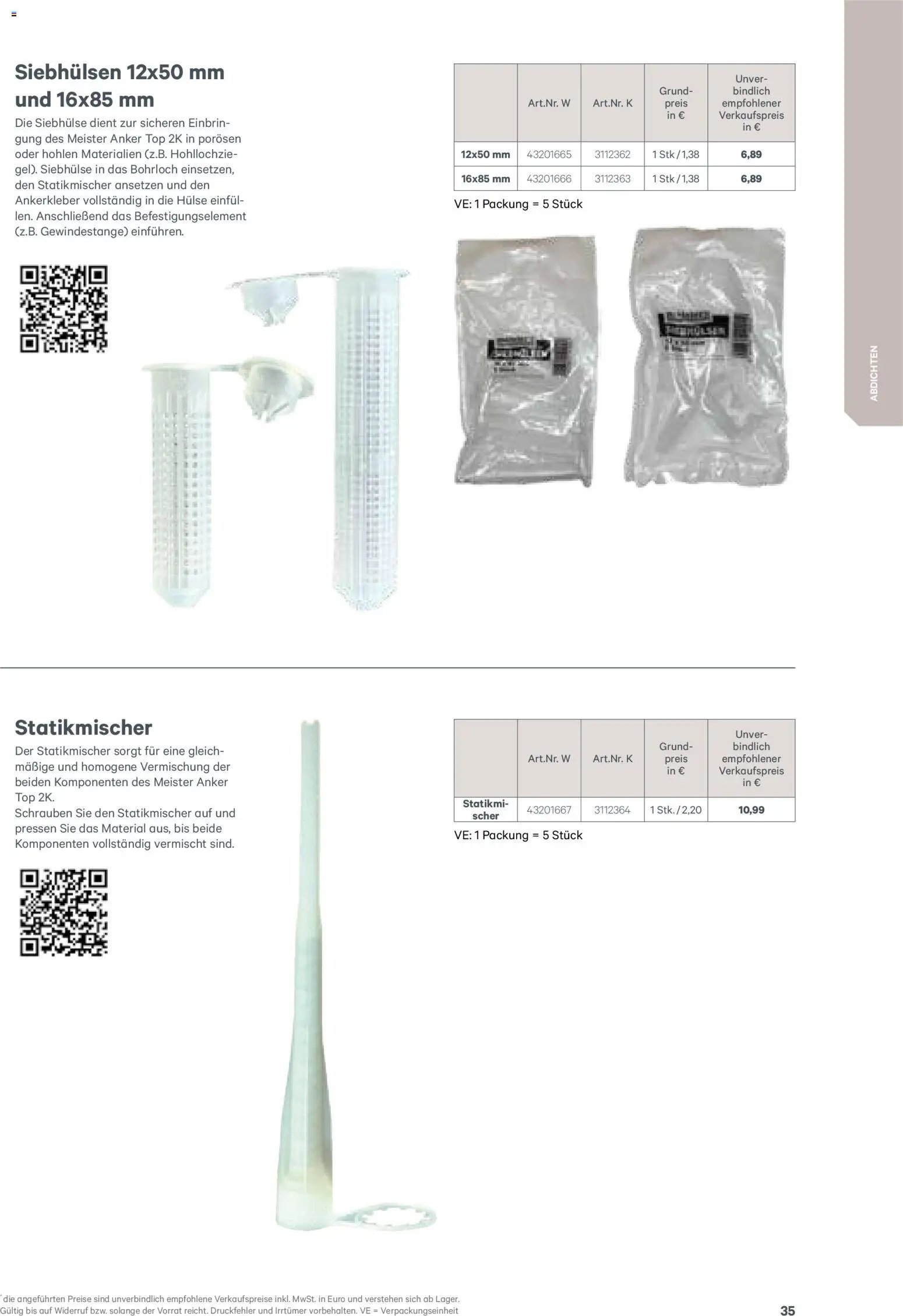 Lagerhaus  Meister Katalog 2026