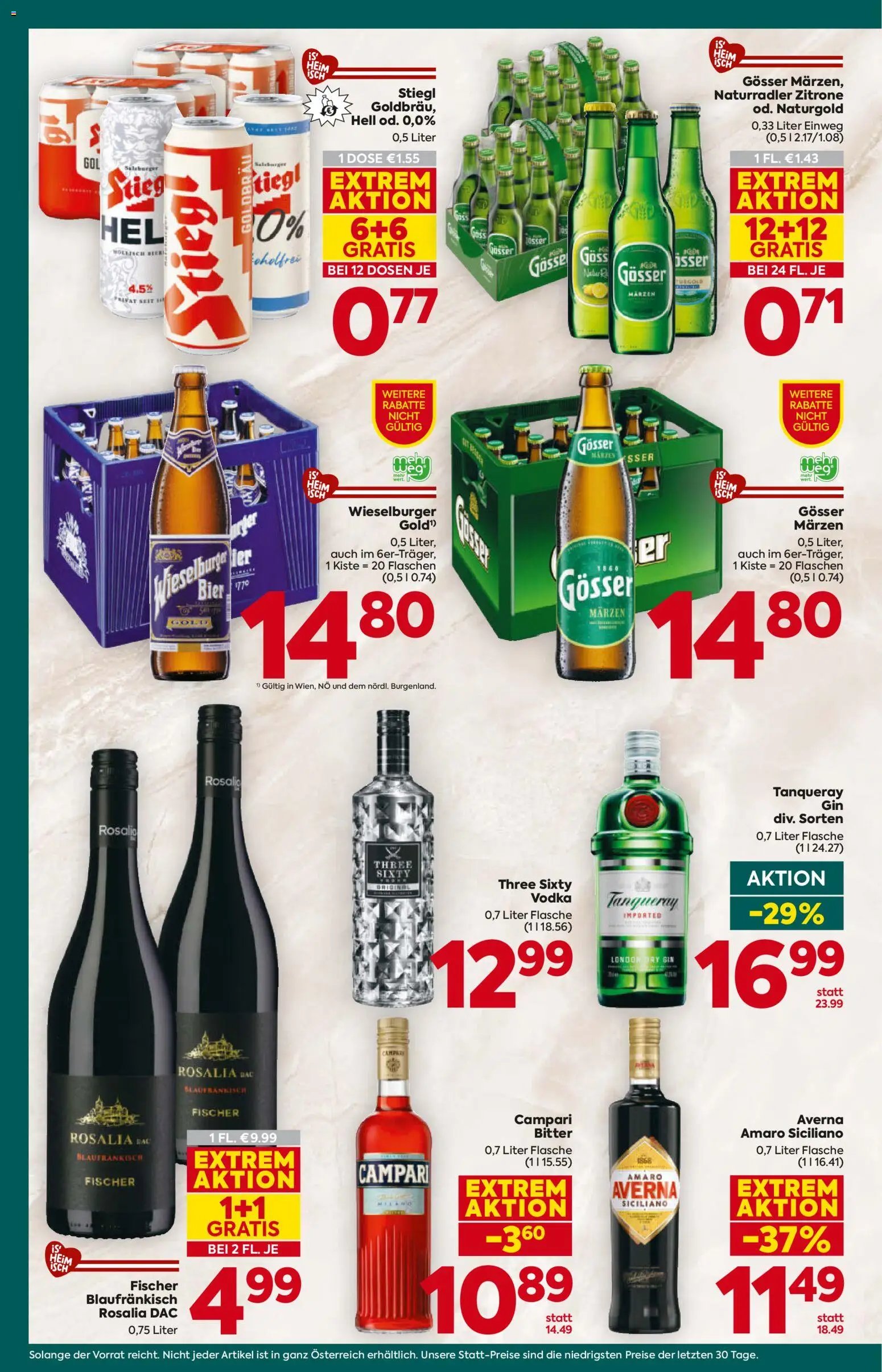 Billa Plus Flugblatt - Burgenland