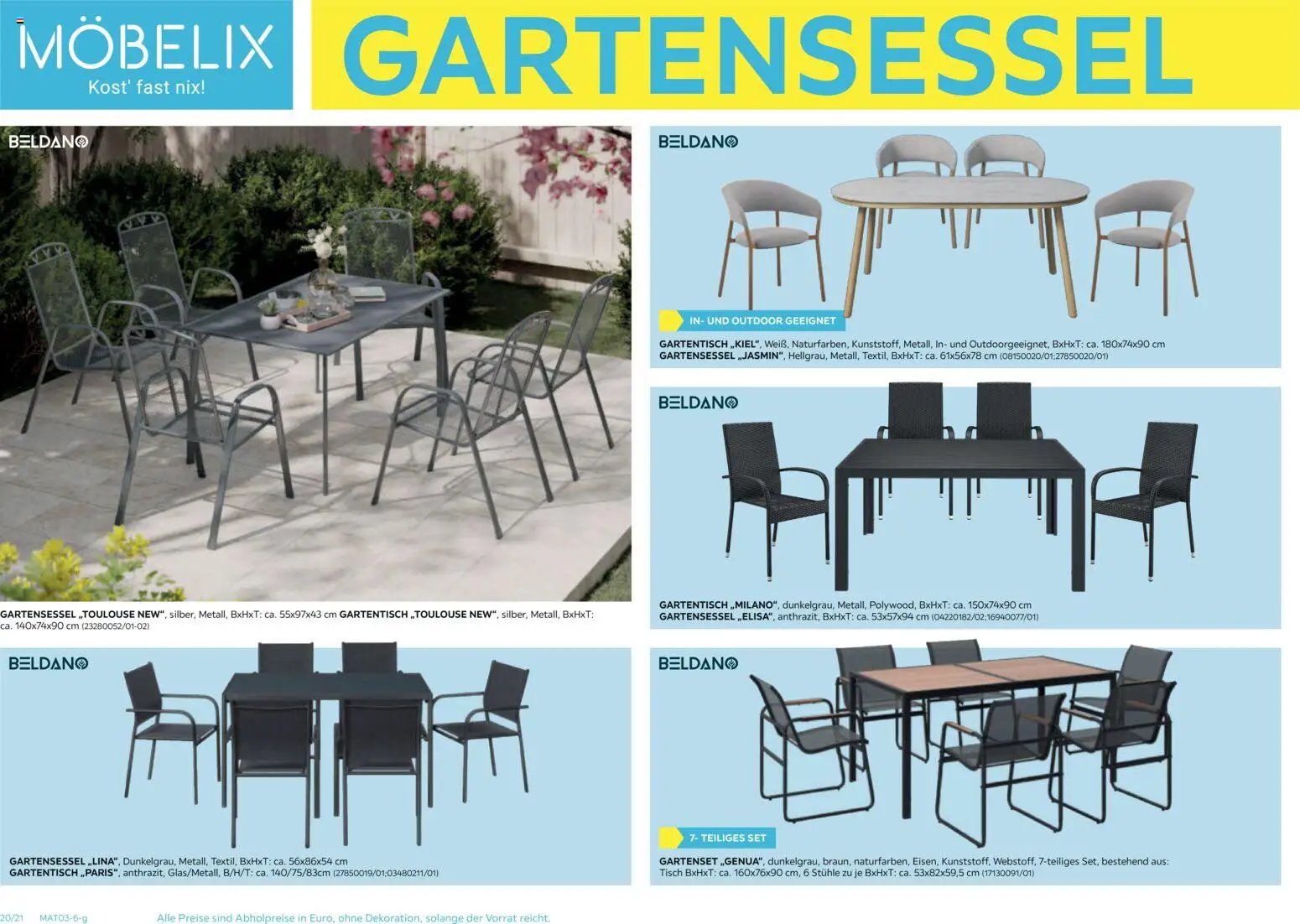 Möbelix Gartenmöbel