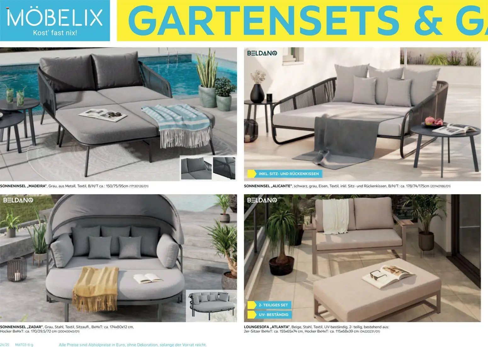 Möbelix Gartenmöbel