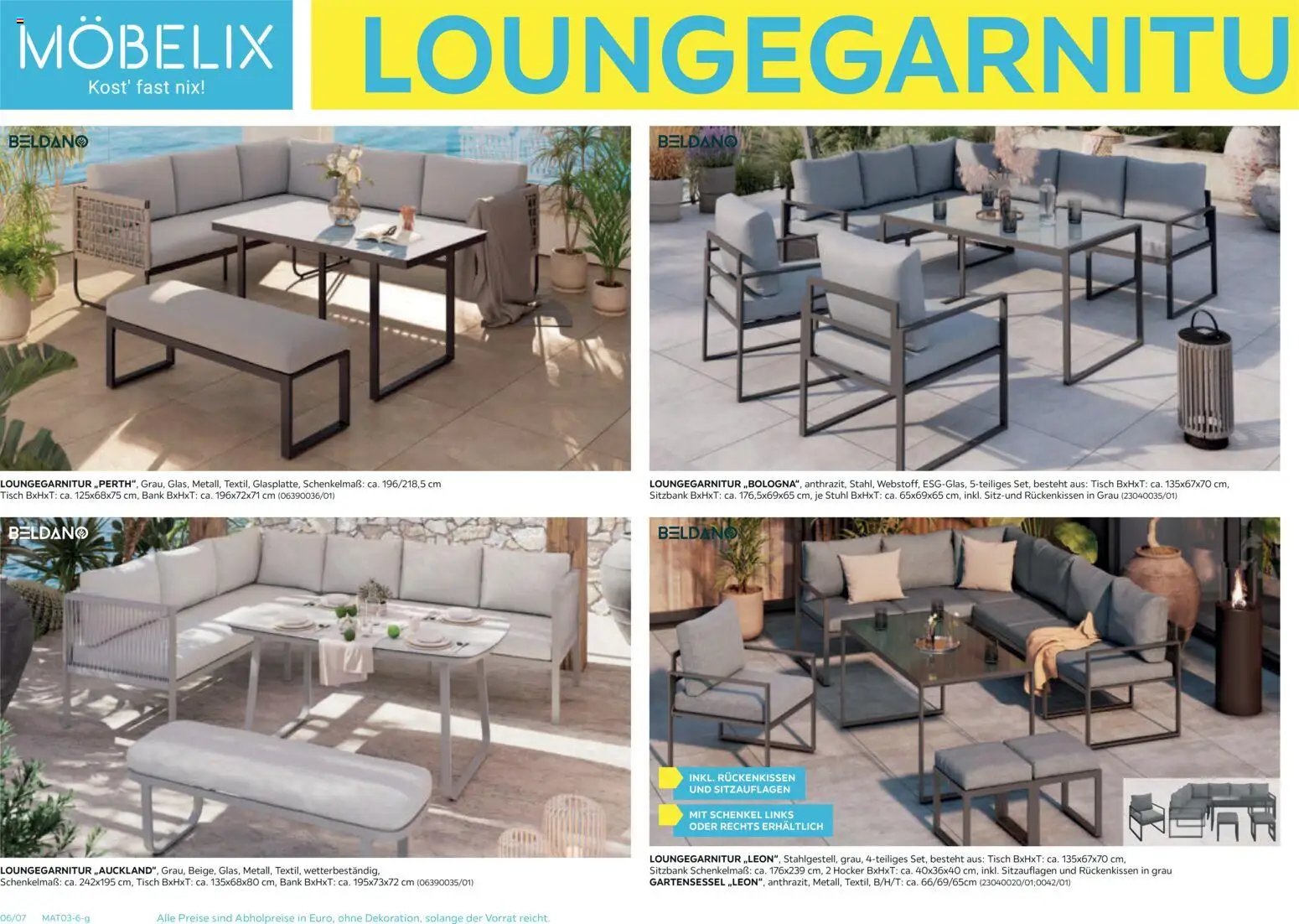 Möbelix Gartenmöbel