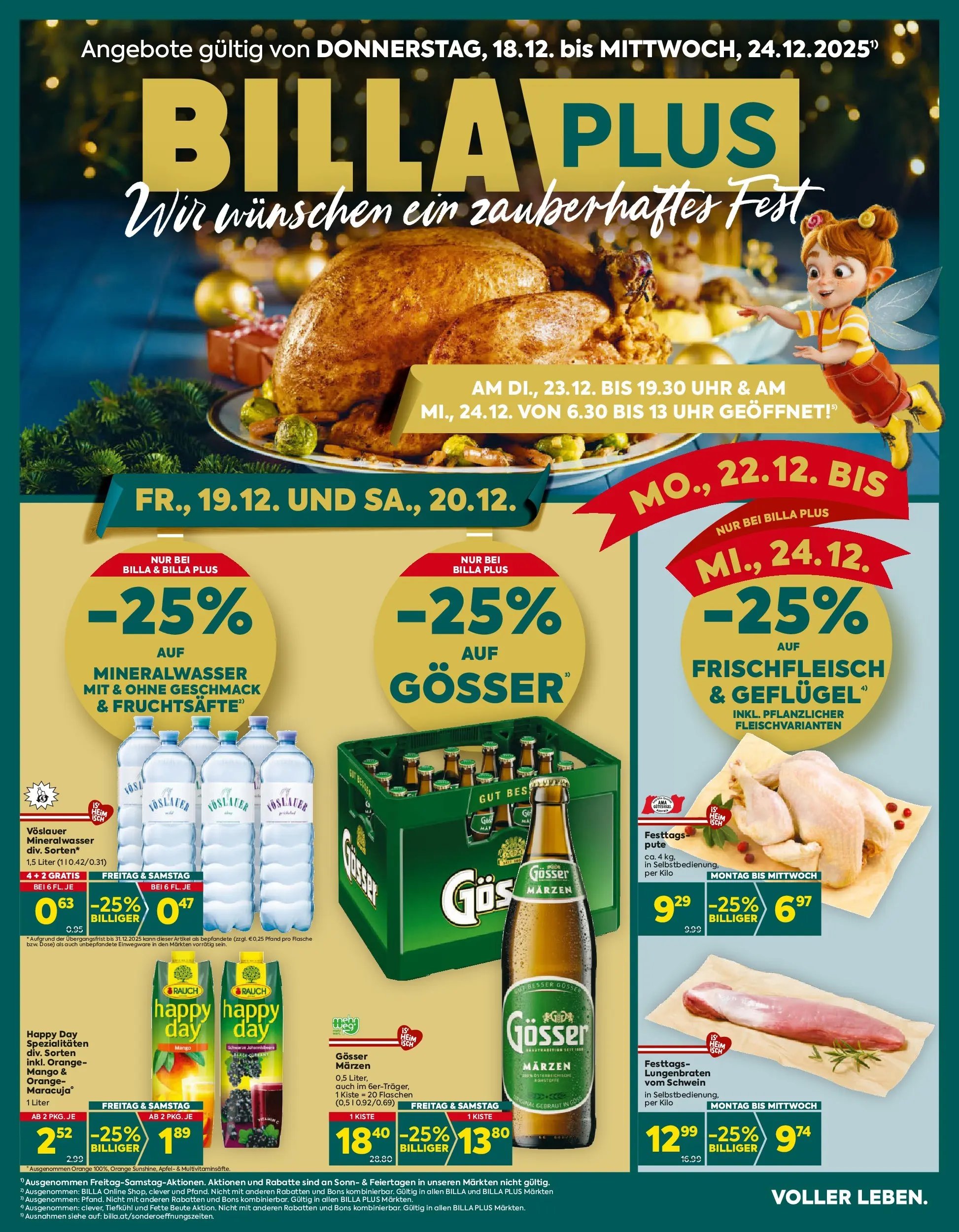 Billa Plus Flugblatt - Burgenland