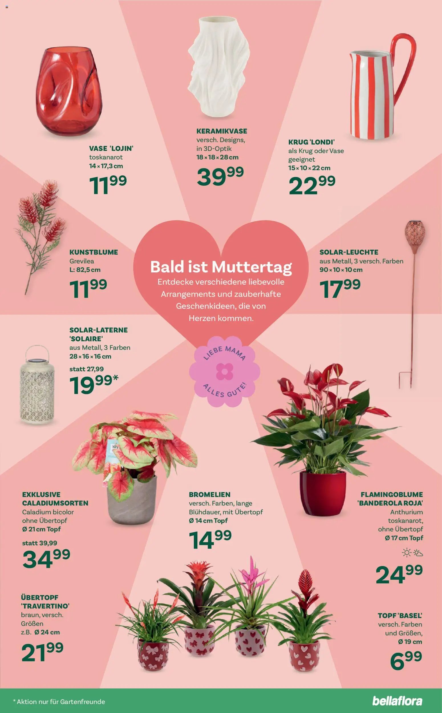 bellaflora Flugblatt