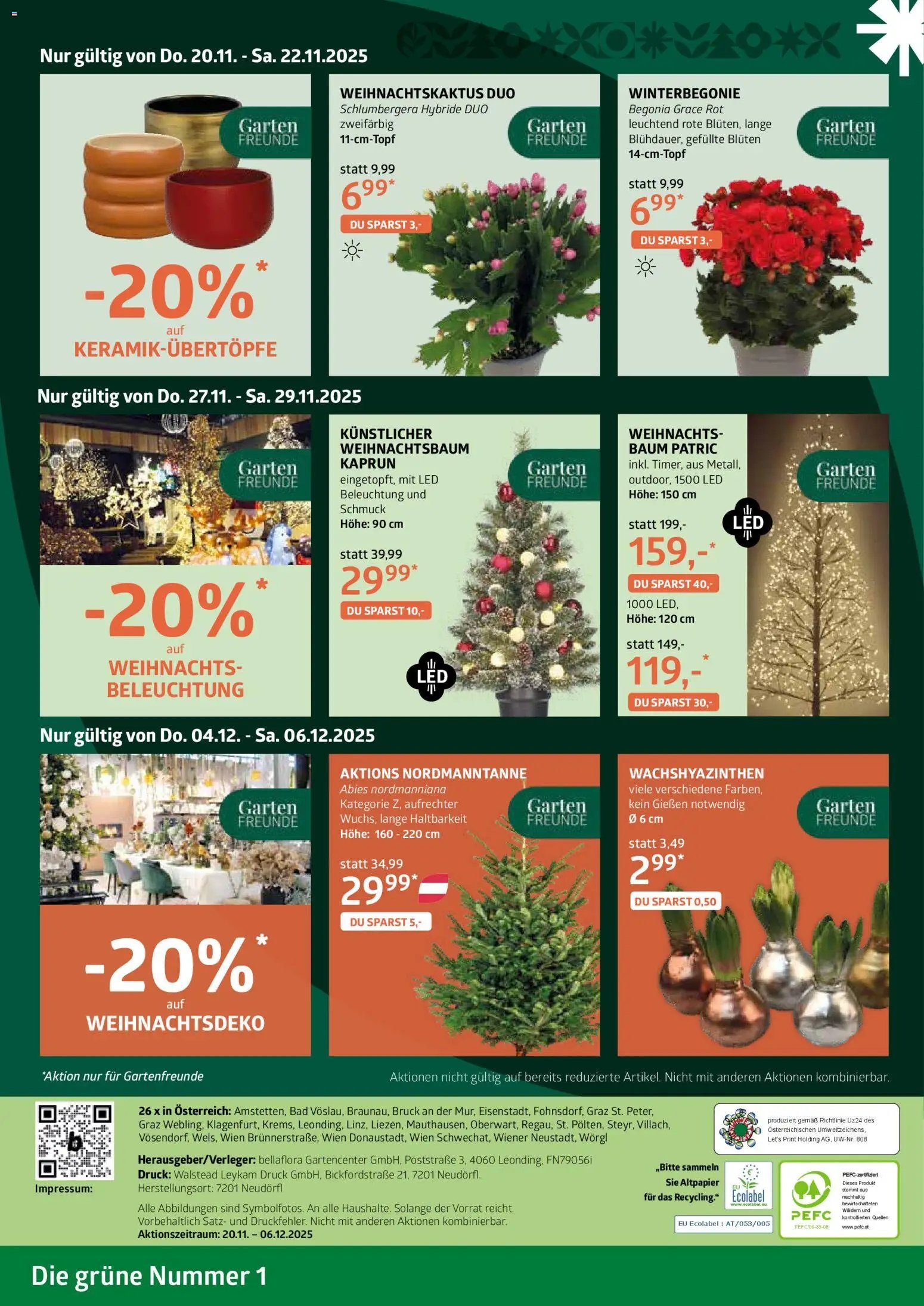 bellaflora Flugblatt