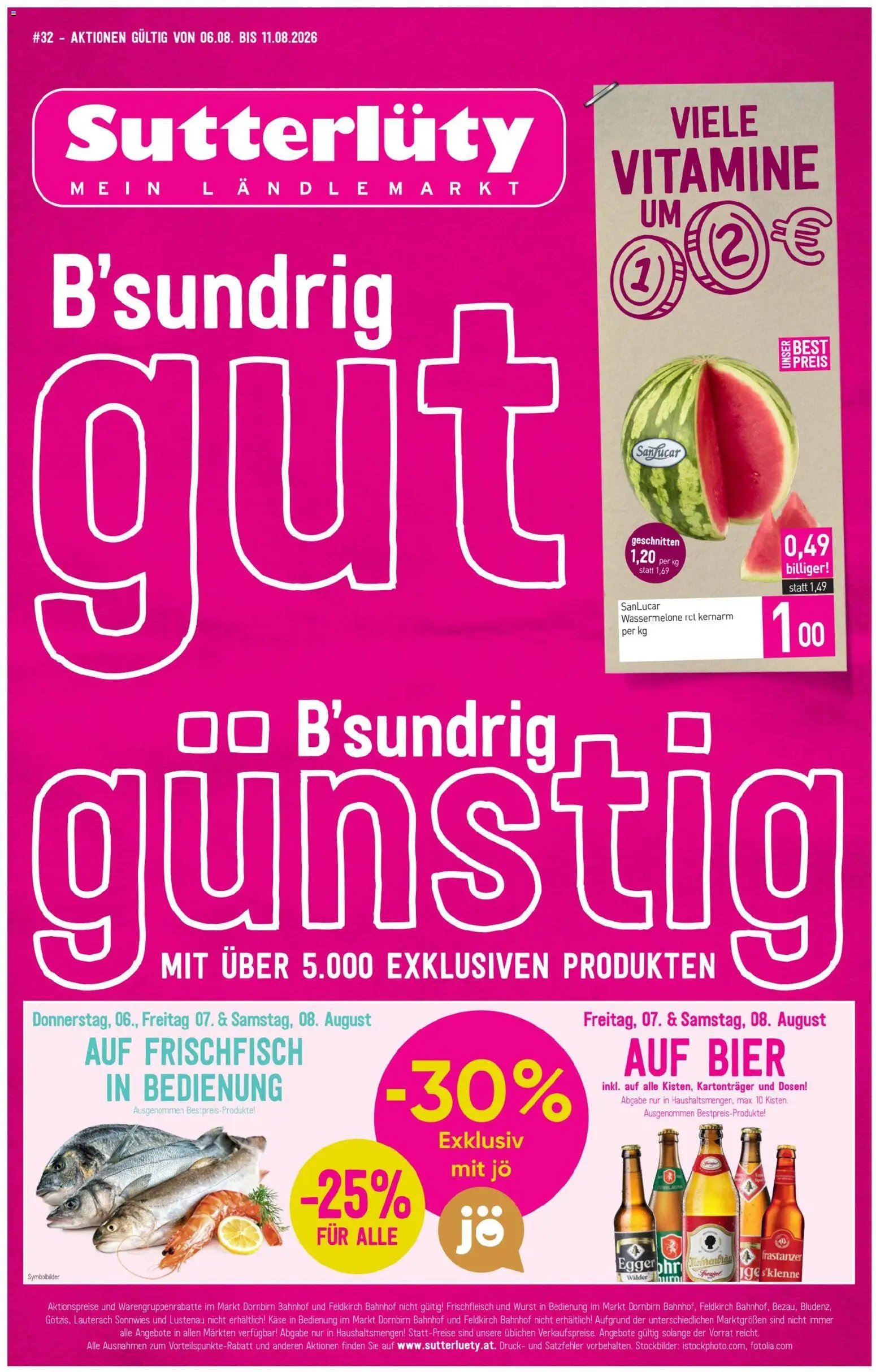 Sutterlüty Flugblatt