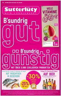 Sutterlüty Flugblatt