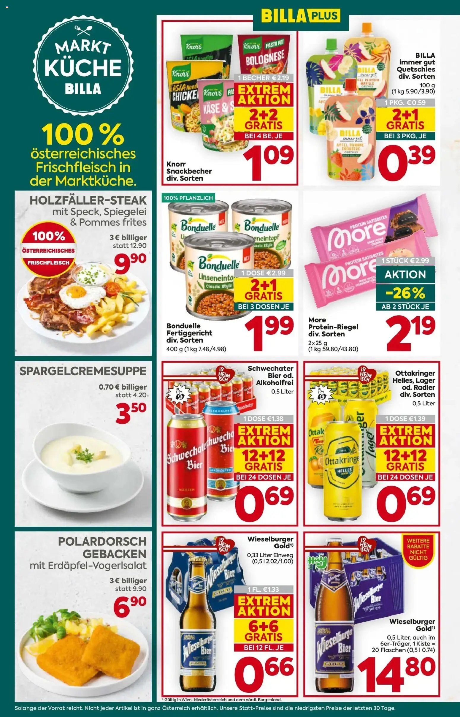 Billa Plus Flugblatt - Burgenland